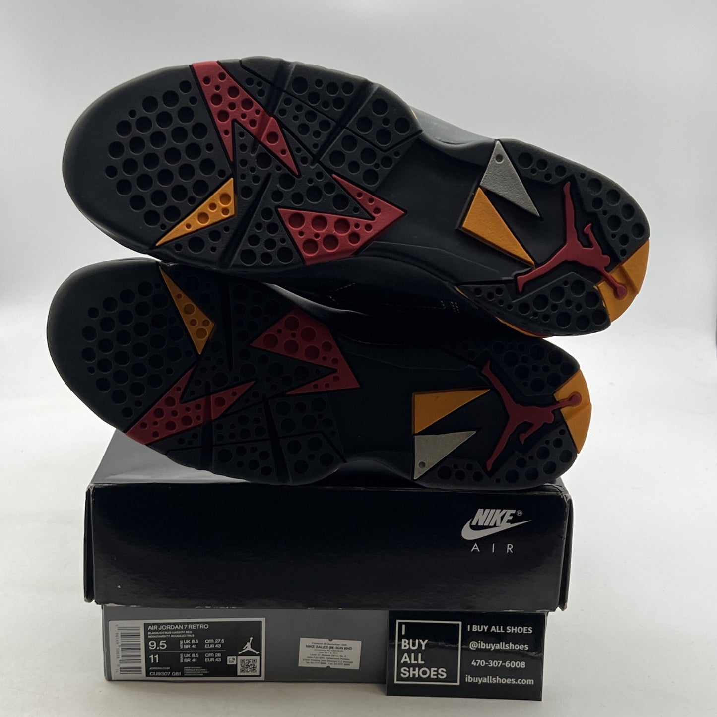 Size 9.5 - Air Jordan 7 Retro Citrus (CU9307-081)