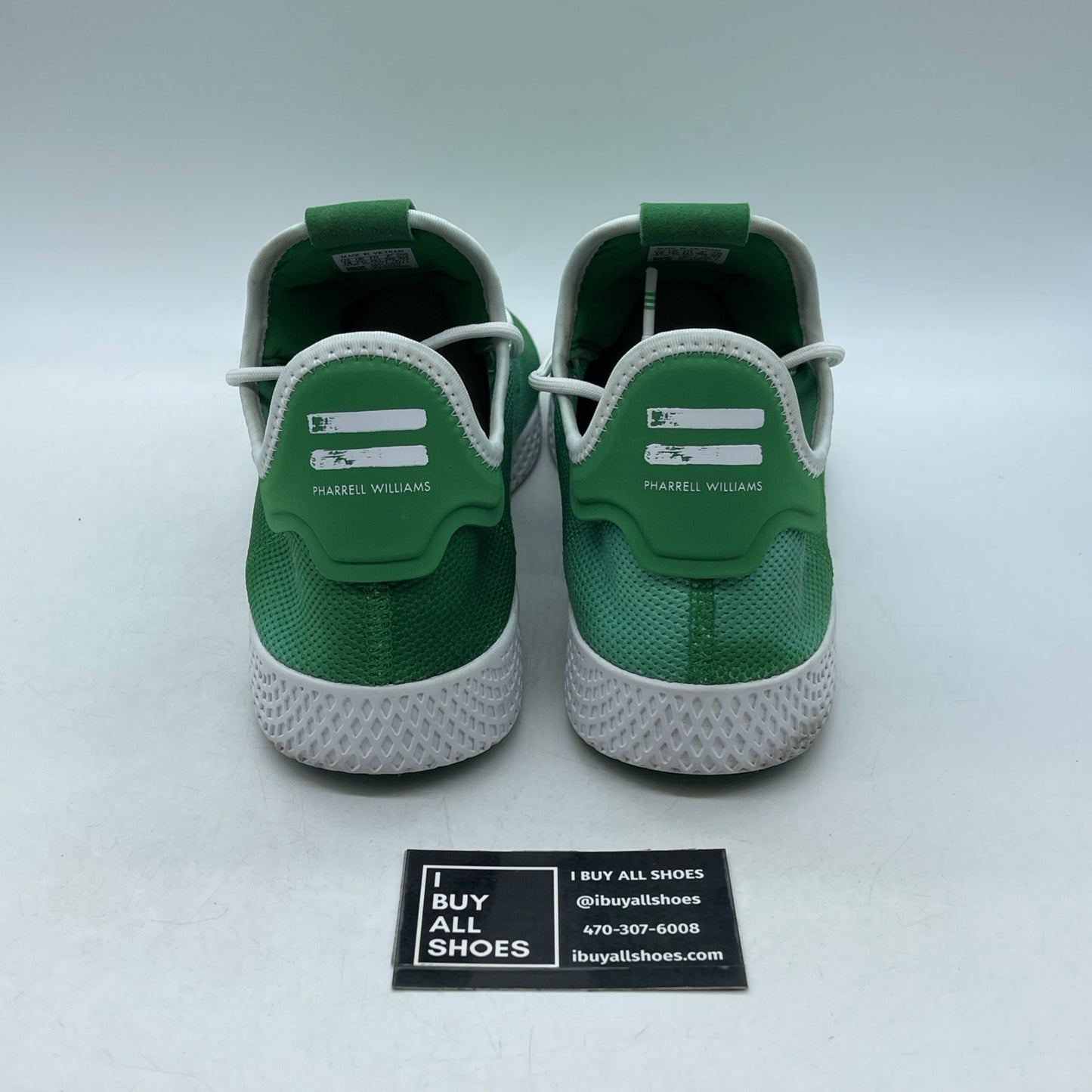 Size 14 - adidas Pharrell x Tennis Hu Holi Bright Green (DA9619)