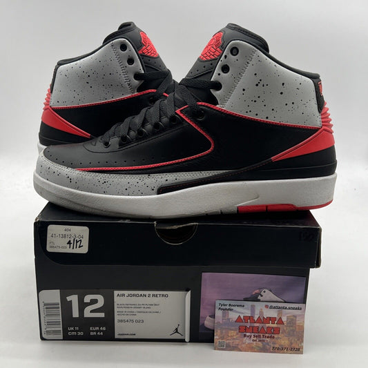 Size 12 - Air Jordan 2 Retro Infrared 23 (385475-023)