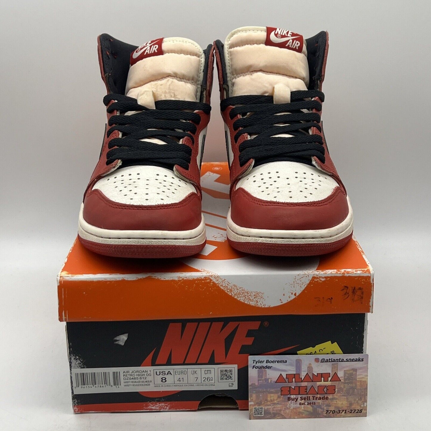 Size 8 - Jordan 1 Retro High OG Chicago Reimagined Lost & Found 2022