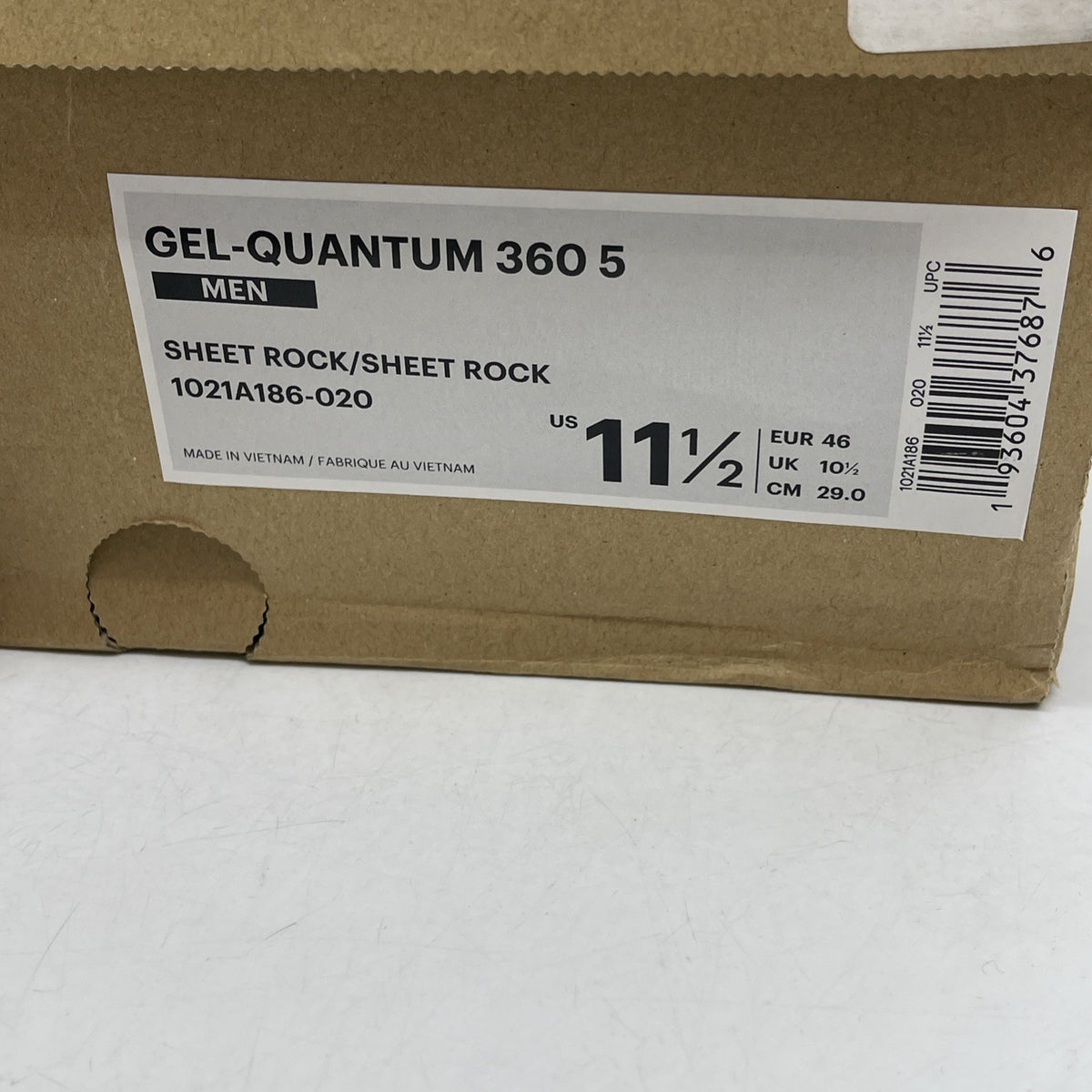 Size 11.5 - Asics Gel Quantum 360 5 Sheet Rock (18051462253)