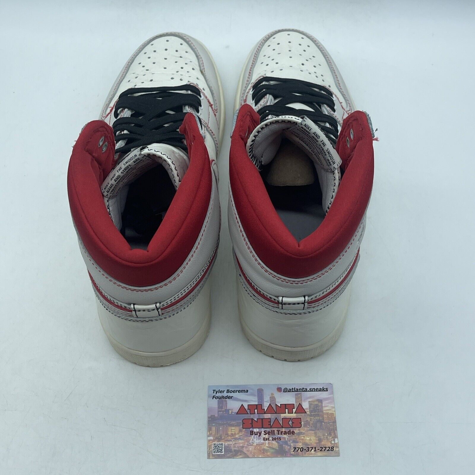 Size 10 - Air Jordan 1 Retro OG High Phantom Red White (555088-160)