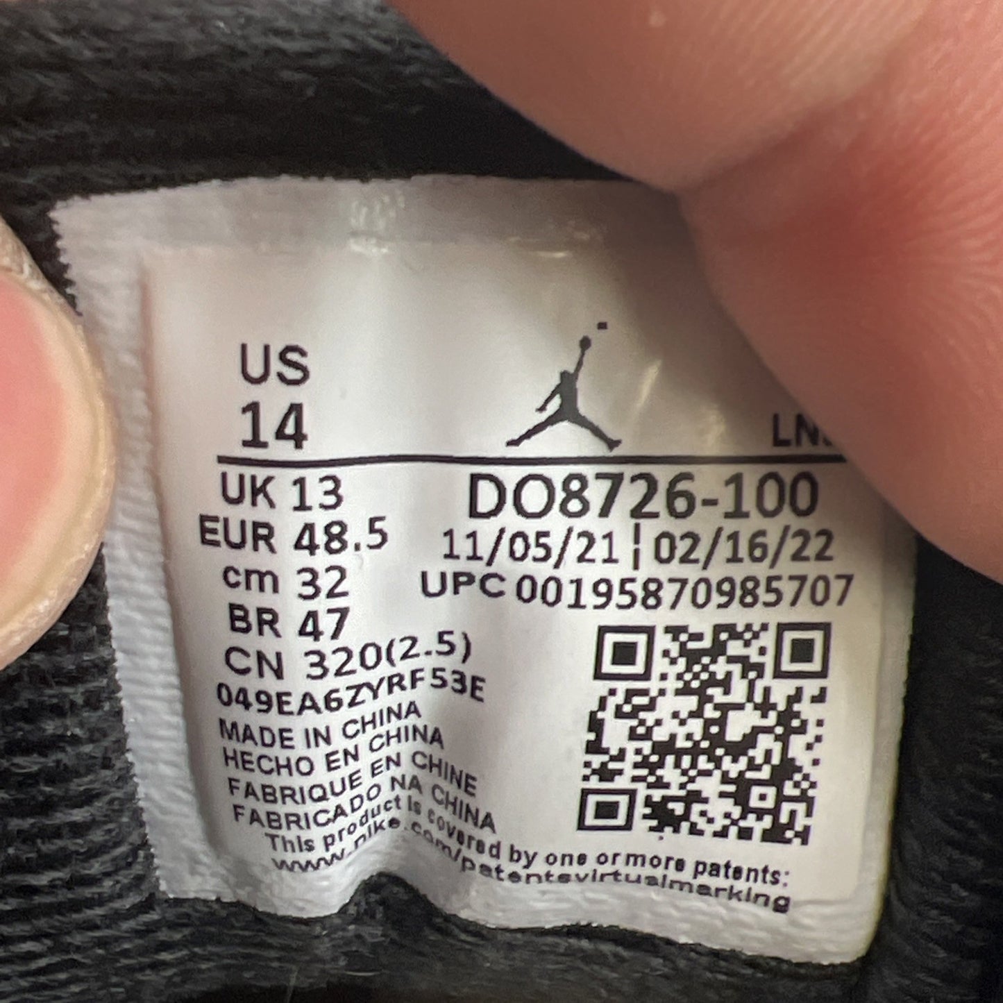 Size 14 - Air Jordan 12 Retro Low 25 Years in China (DO8726-100)