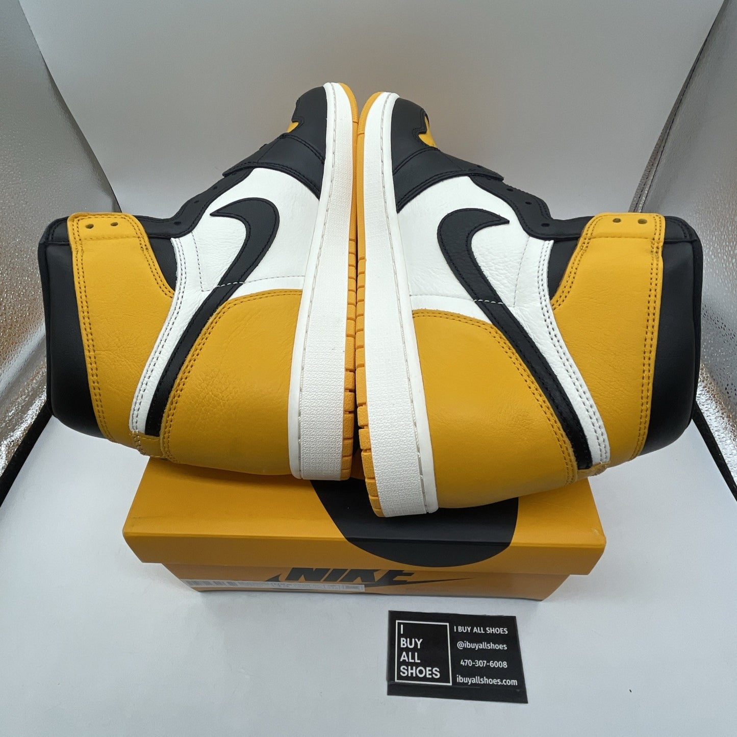 Size 13 - Air Jordan 1 Retro OG High Yellow Toe (555088-711)