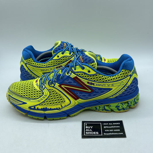 Size 12.5 - NYC Marathon New Balance - Blue Red Suede (M860NYC3)