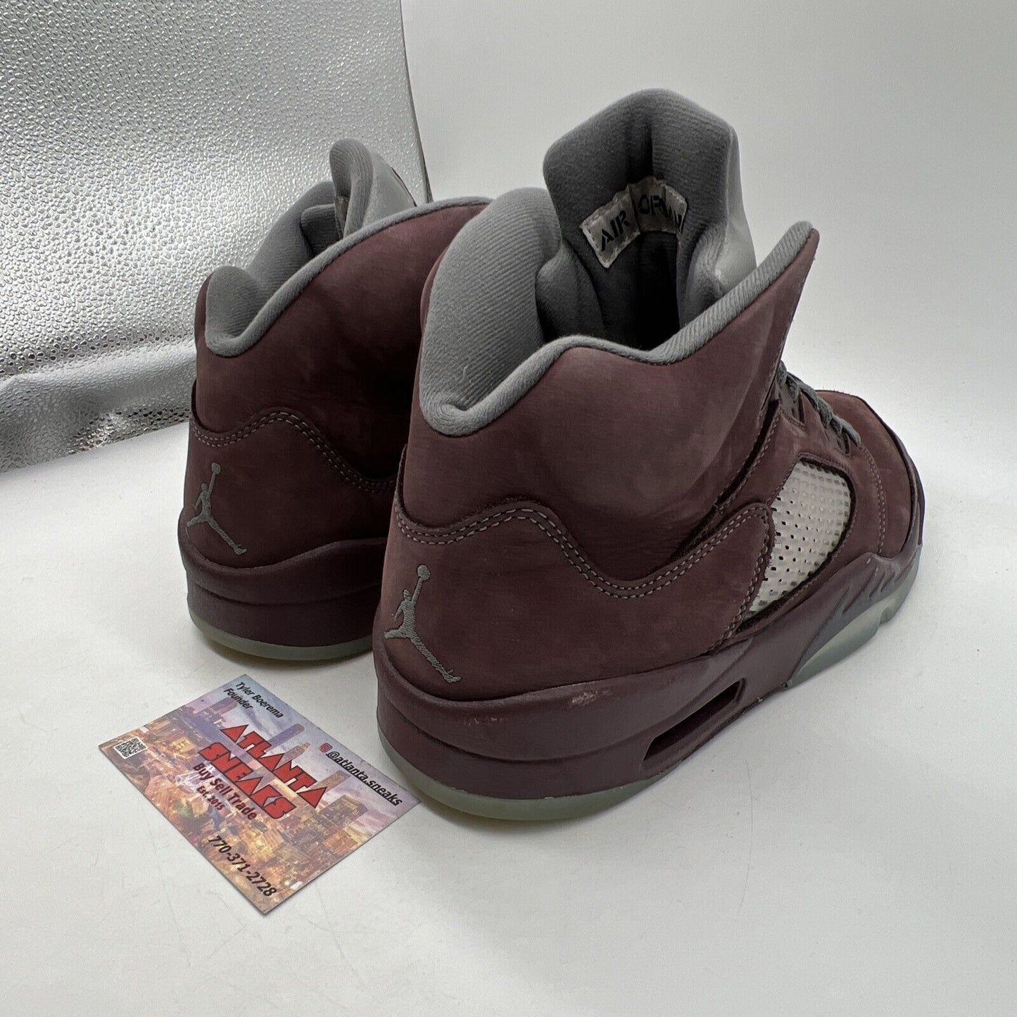 Size 10 - Air Jordan 5 Retro SE 2023 Burgundy Grey Suede (DZ4131-600)