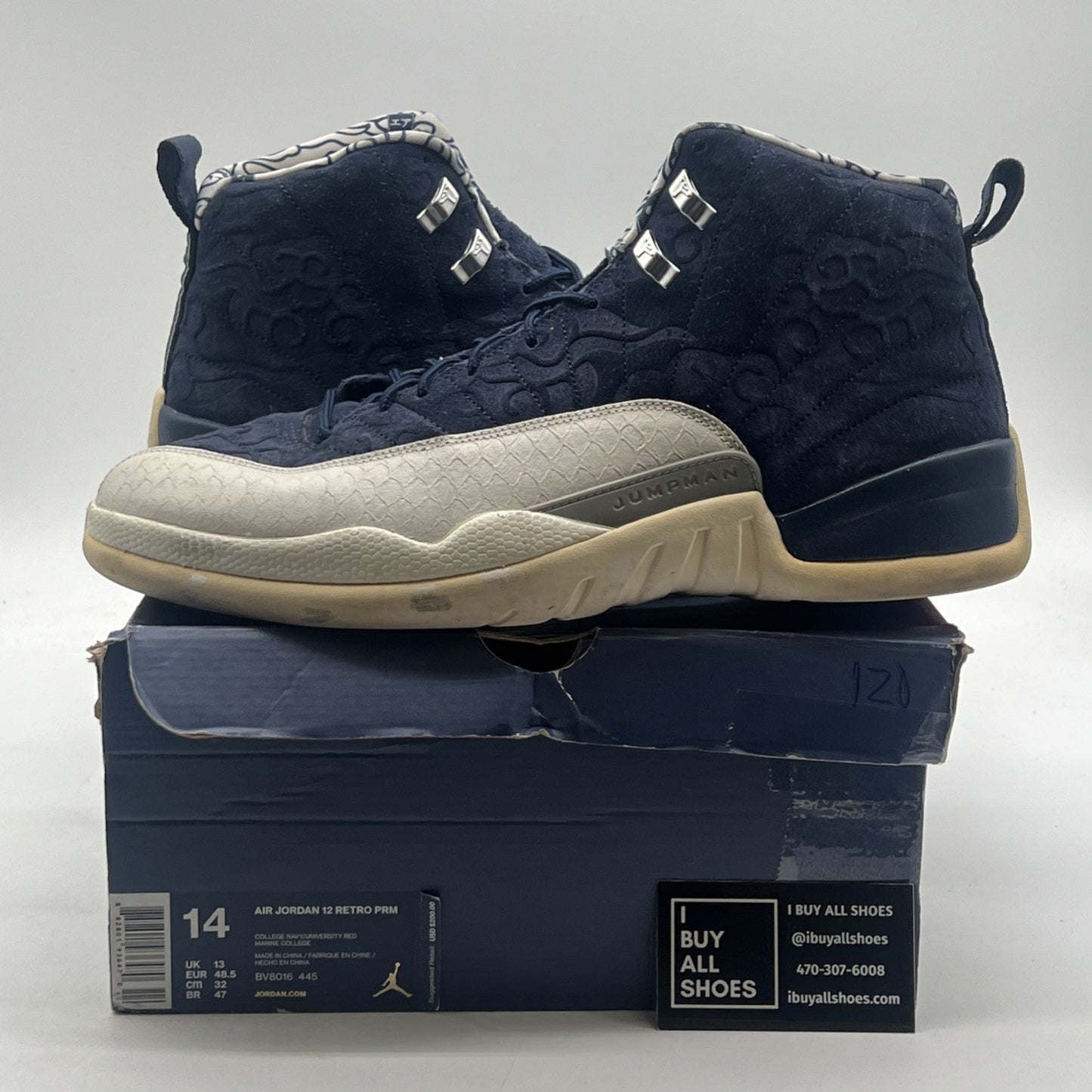 Size 14 - Air Jordan 12 Retro International Flight (BV8016-455)