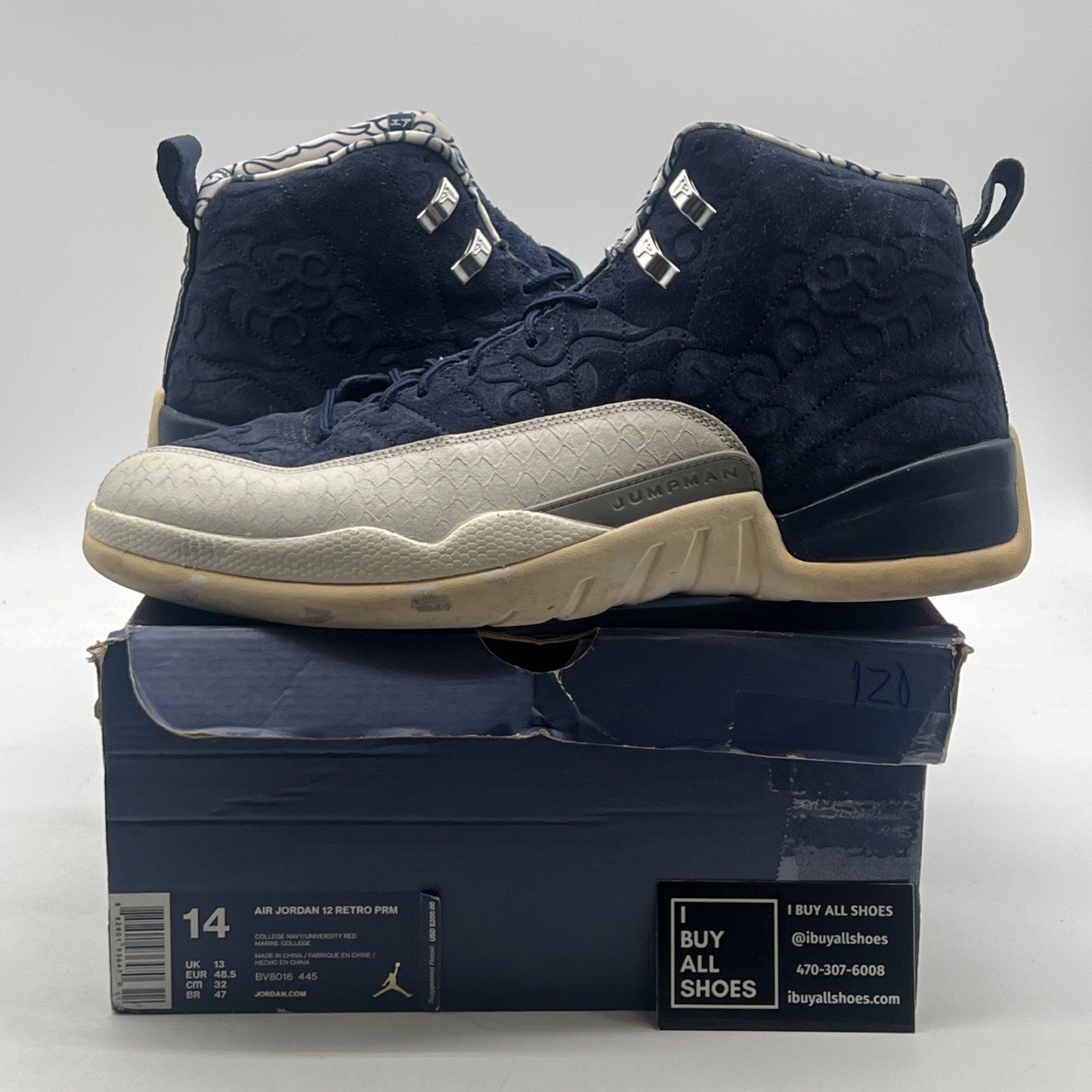 Size 14 - Air Jordan 12 Retro International Flight (BV8016-455)