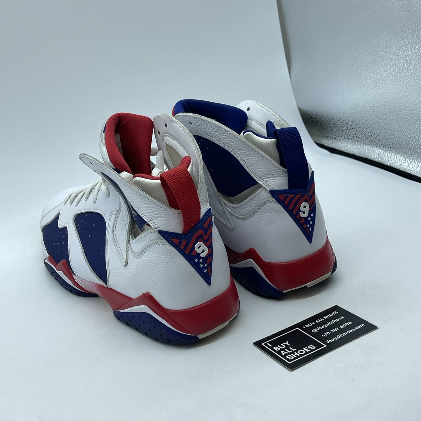 Size 11 - Air Jordan 7 Retro Tinker Alternate White Blue Leather (304775-123)