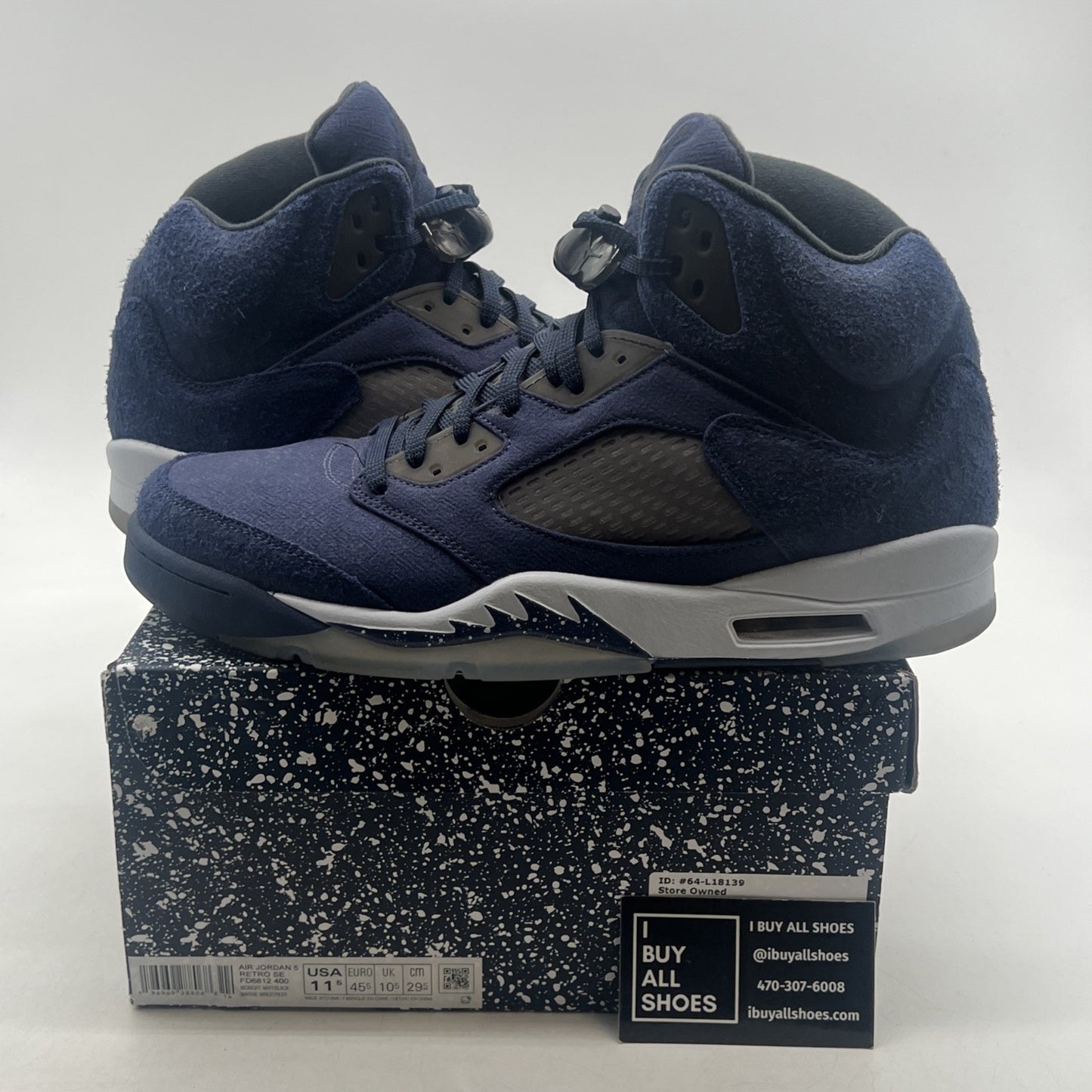 Size 11.5 - Air Jordan 5 Retro SE Midnight Navy (FD6812-400)
