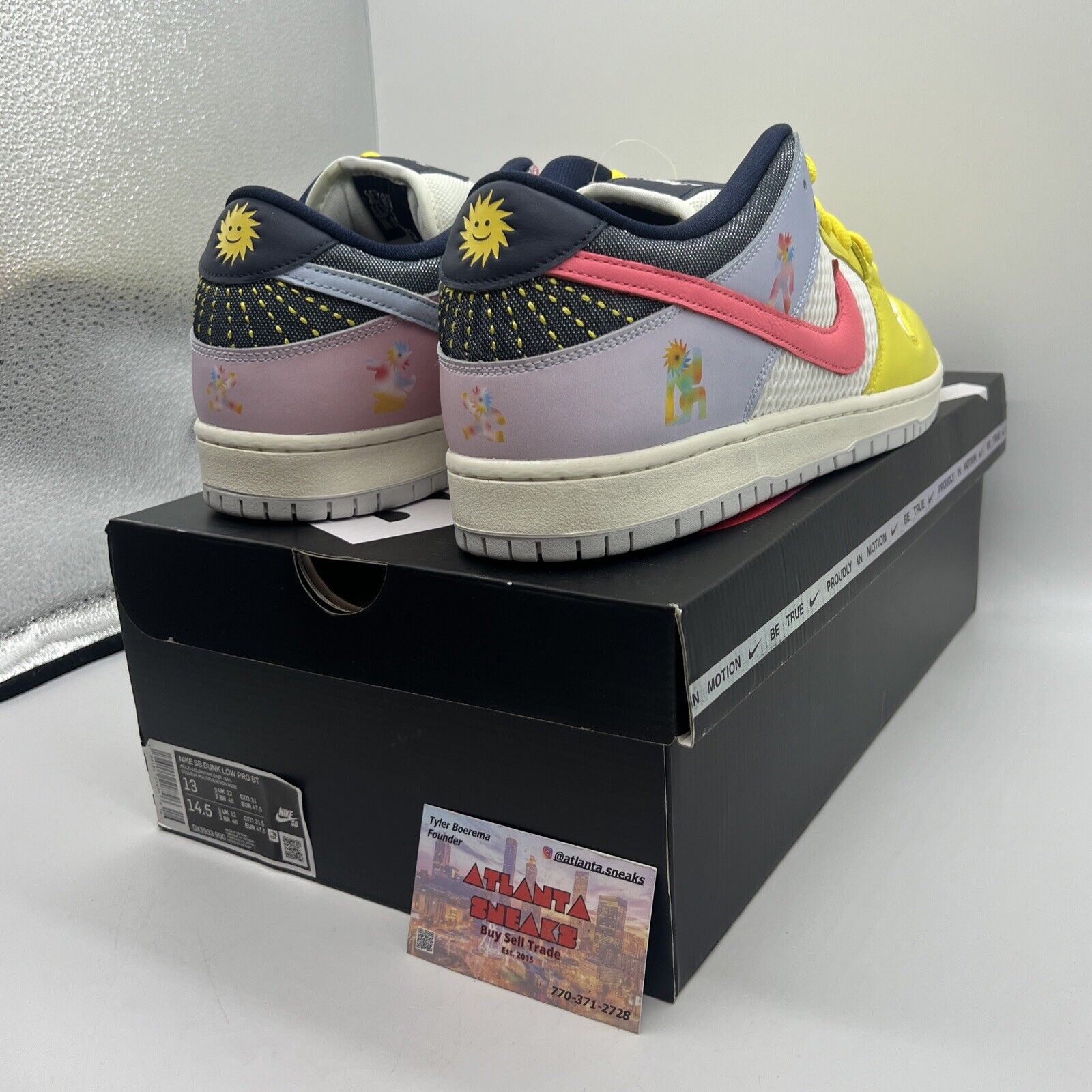 Size 13 - Nike Dunk Low SB x Xavier Schipani Be True - Trans Joy 2022 Brand New