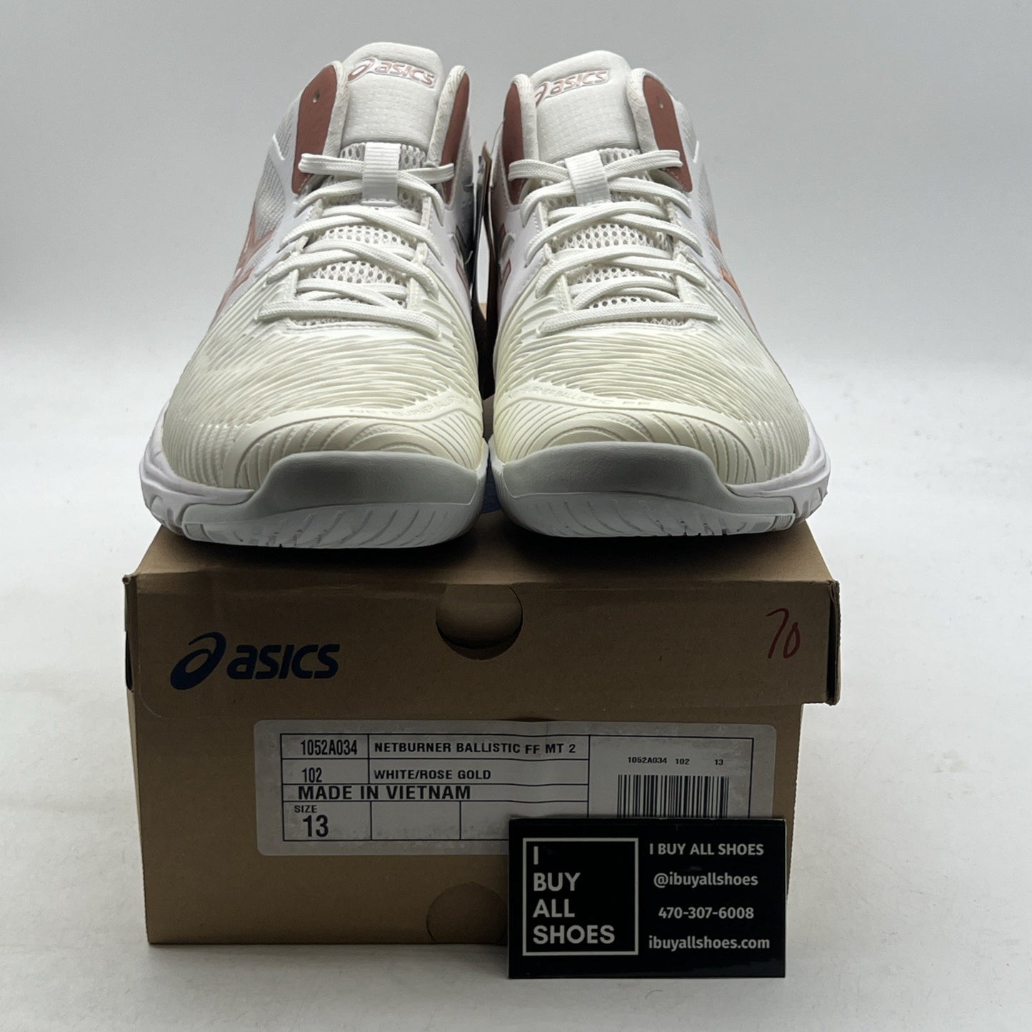 Size 13W - ASICS W Netburner Ballistic FlyteFoam 2 Volleyball Shoes (1052A034)