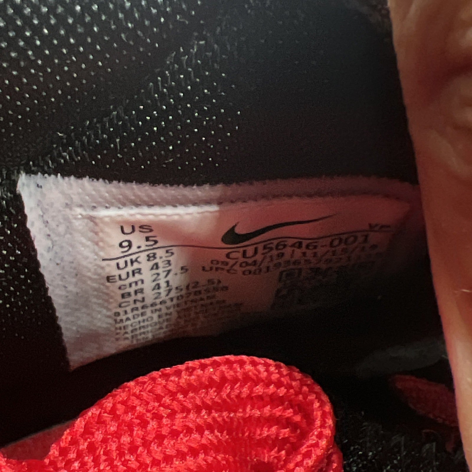 Size 9.5 - Nike Air Max LeBron 7 Fairfax (CU5646-001)