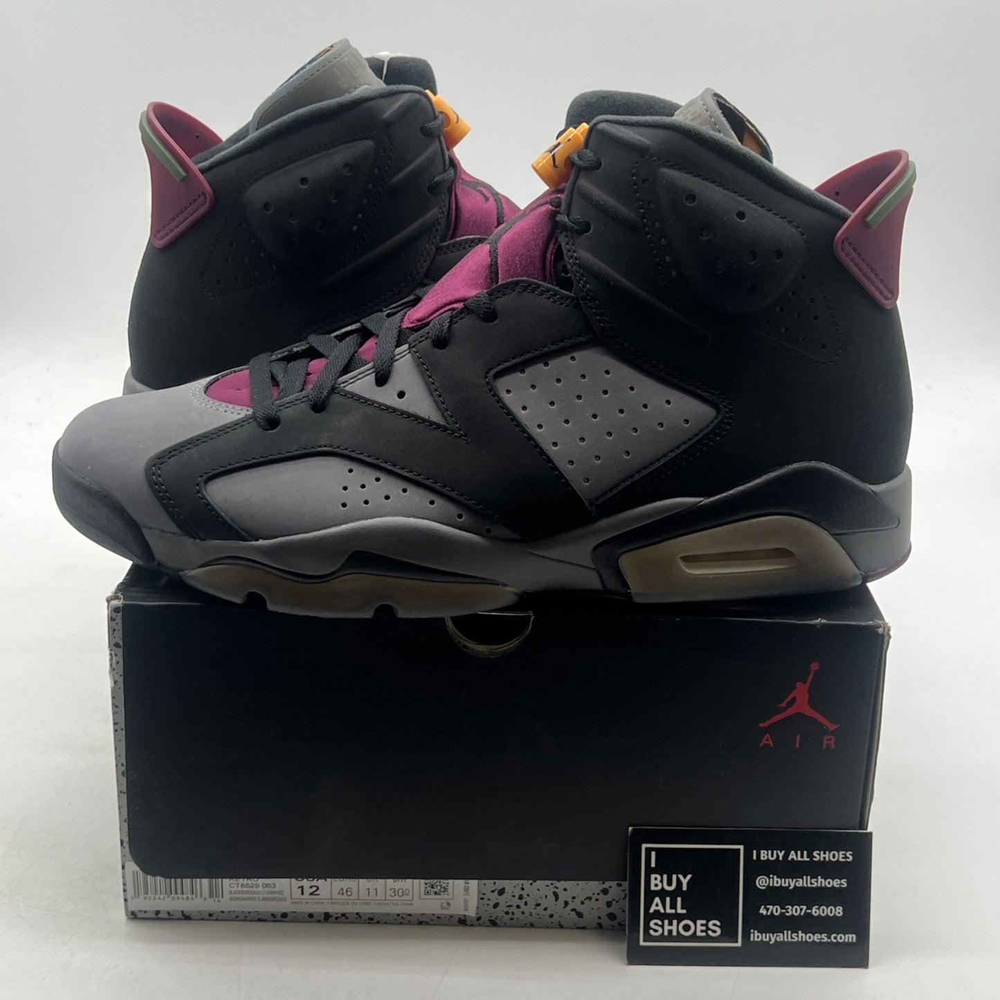 Size 12 - Air Jordan 6 Bordeaux (CT8529-063)