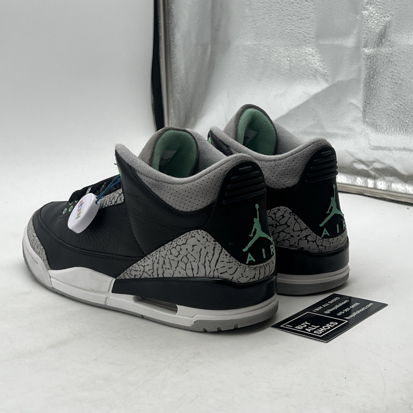 Size 10 - Air Jordan 3 Retro Green Glow (CT8532-031)