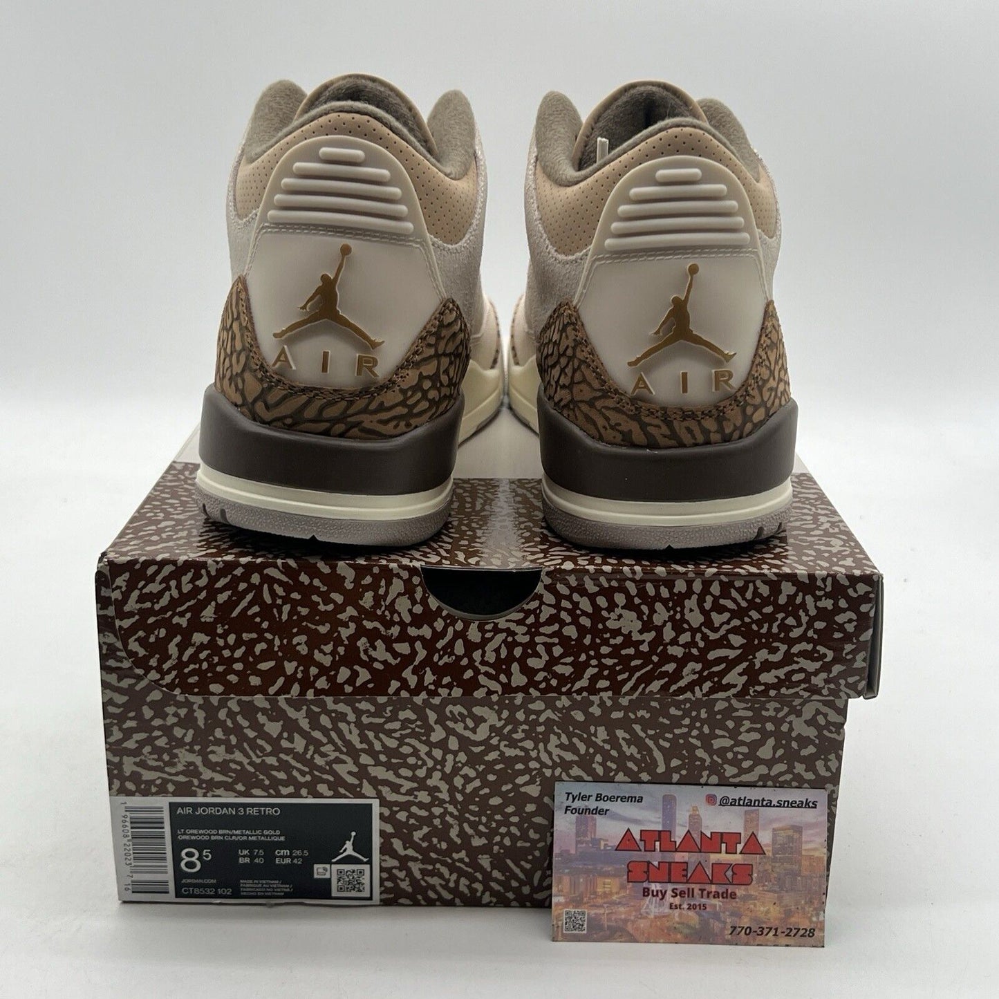 Size 8.5 - Air Jordan 3 Retro Low Palomino (CT8532-102)