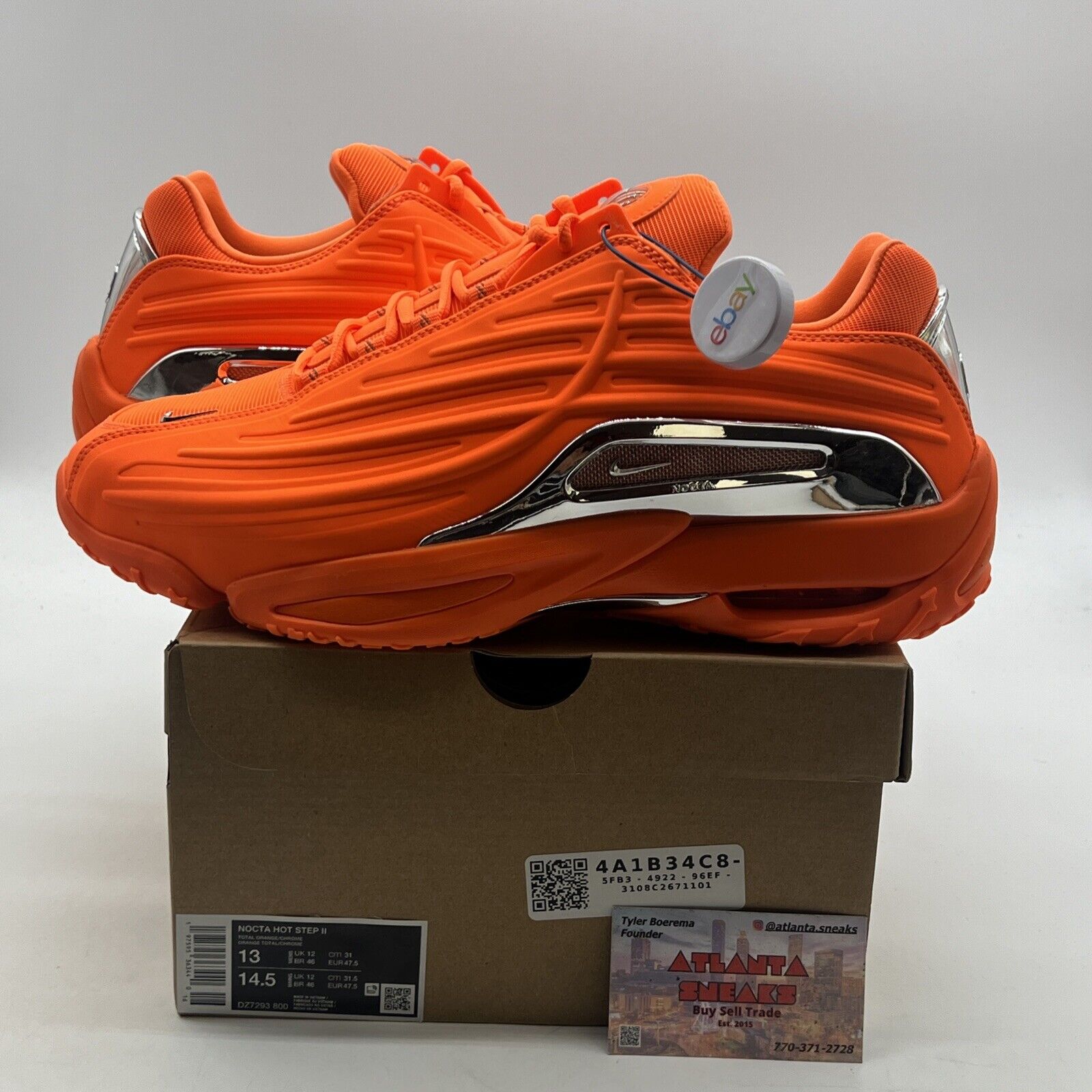 Size 13 - Nike NOCTA x Hot Step 2 Total Orange (DZ7293-800)