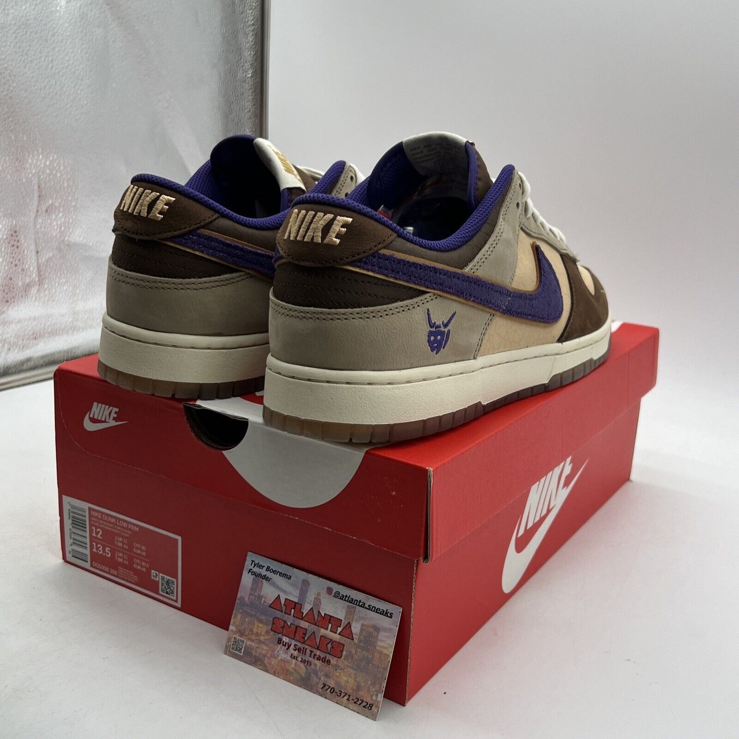 Size 12 - Nike Dunk Low Premium Setsubun Brown Suede Purple (DQ5009-268)