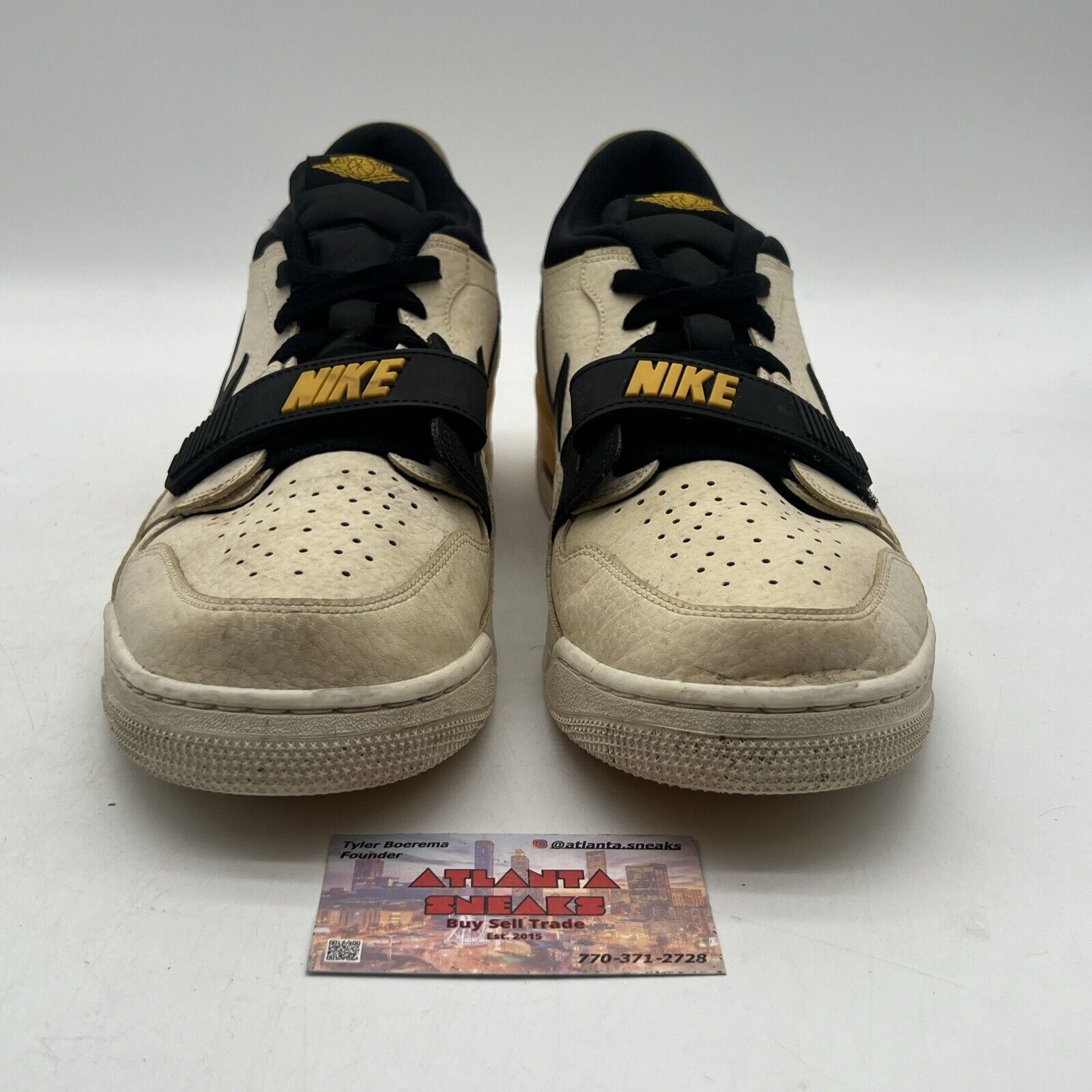 Size 13 - Jordan Legacy 312 Low Pale Vanilla Black Yellow Suede (CD7069-200)