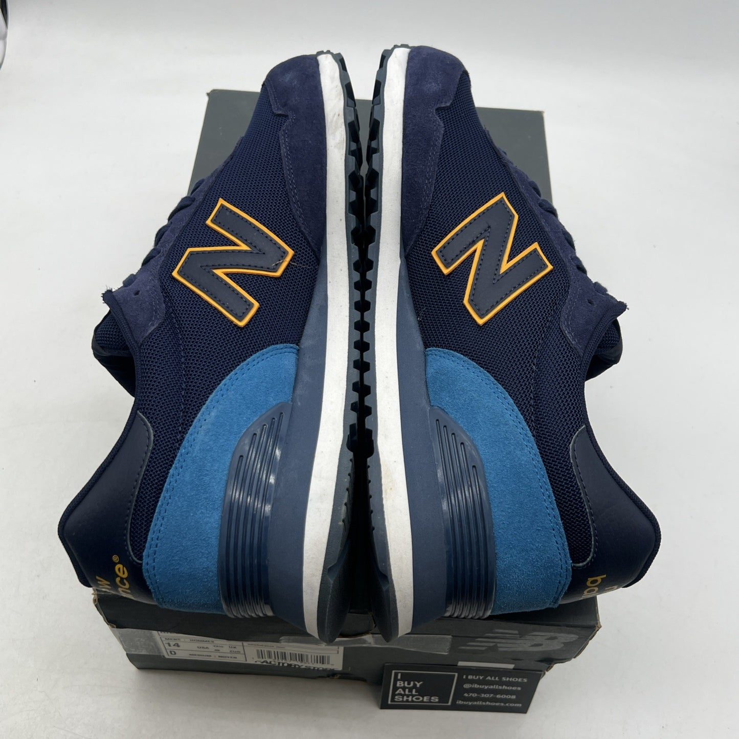 Size 14 - New Balance 515 D Classics Lifestyle Shoes Navy Blue (ML5150TS)