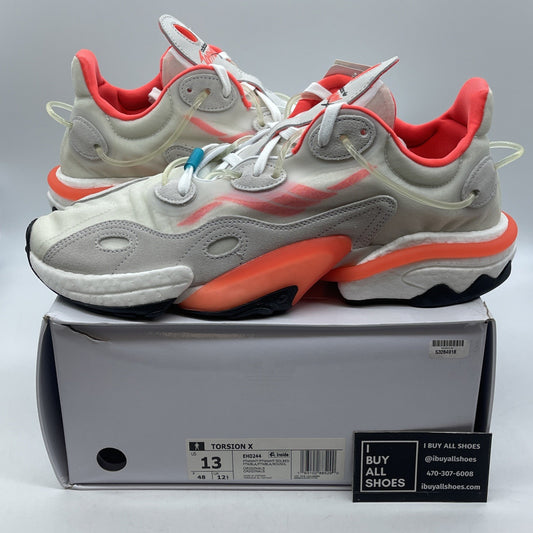Size 13 - Adidas Torsion X Solar Red (EH0244)