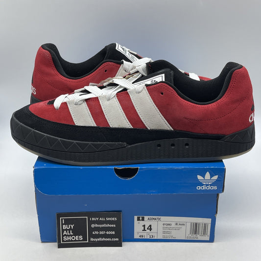 Size 14 - Adidas Adimatic Power Red Black (GY2093)