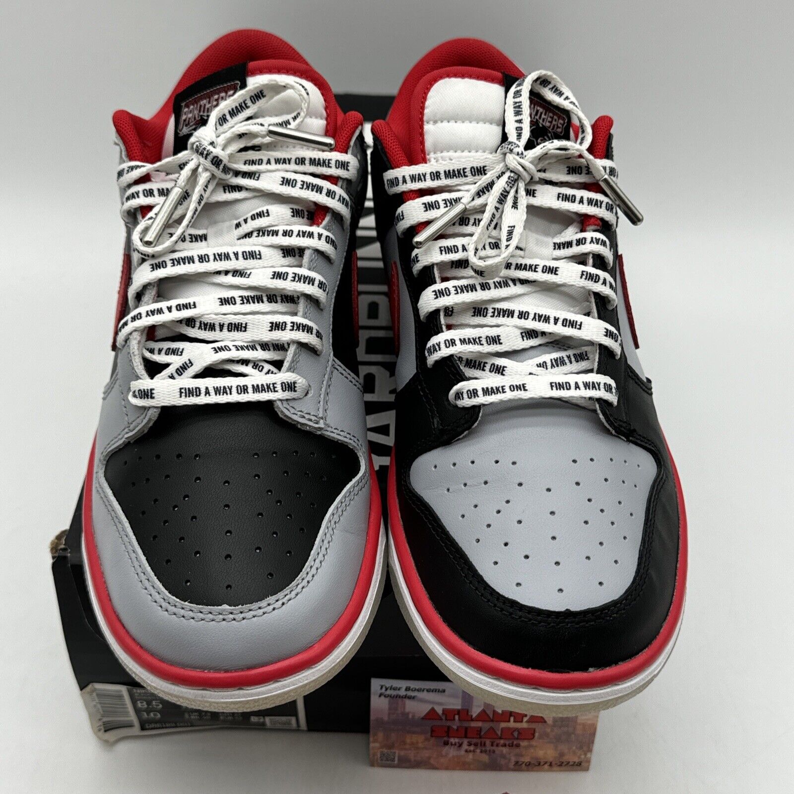 [DR6189-001] Mens Nike Dunk Low 'Clark Atlanta University' Size 8.5 OG ALL RED