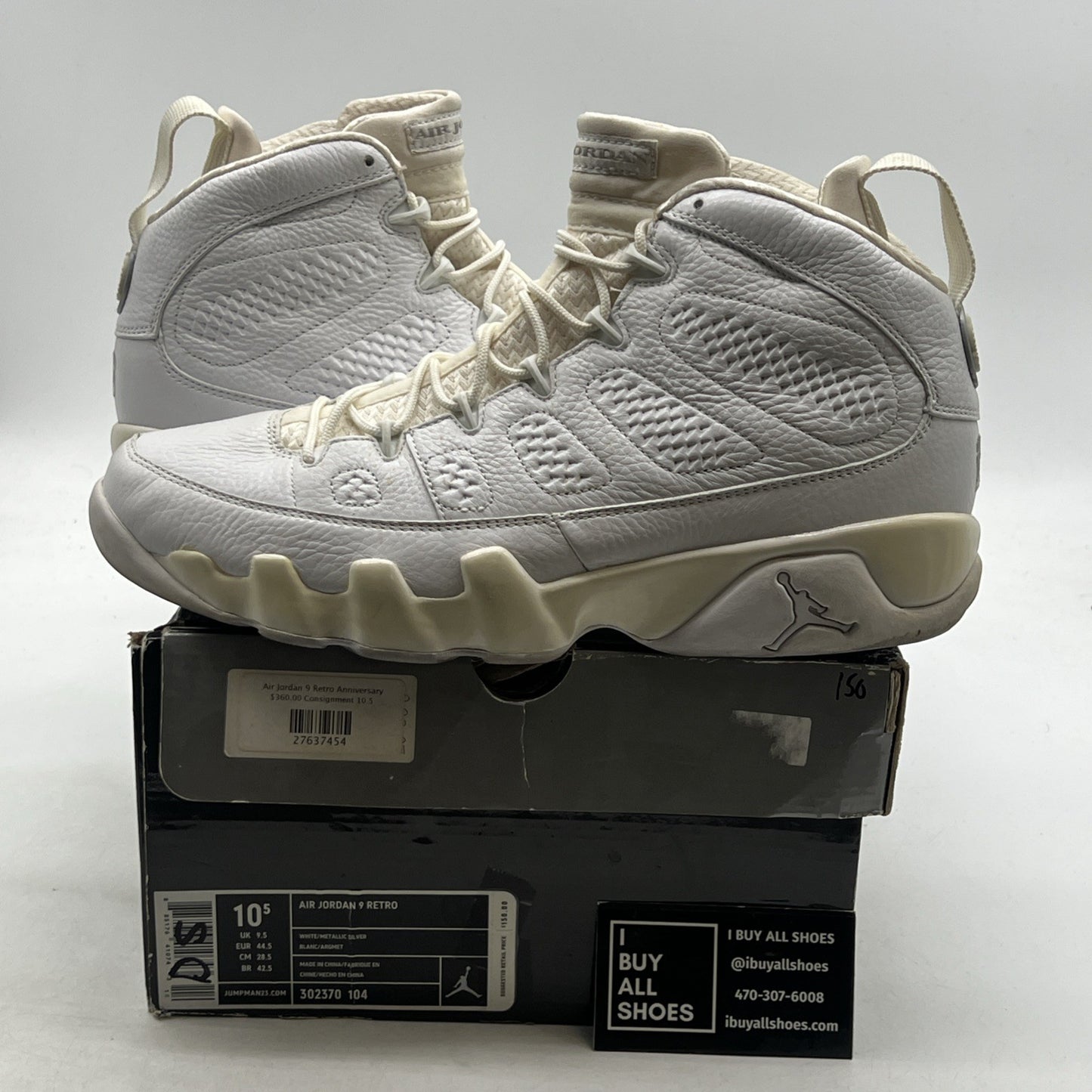 Size 10.5 - Air Jordan 9 Retro 25th Anniversary (302370-104)