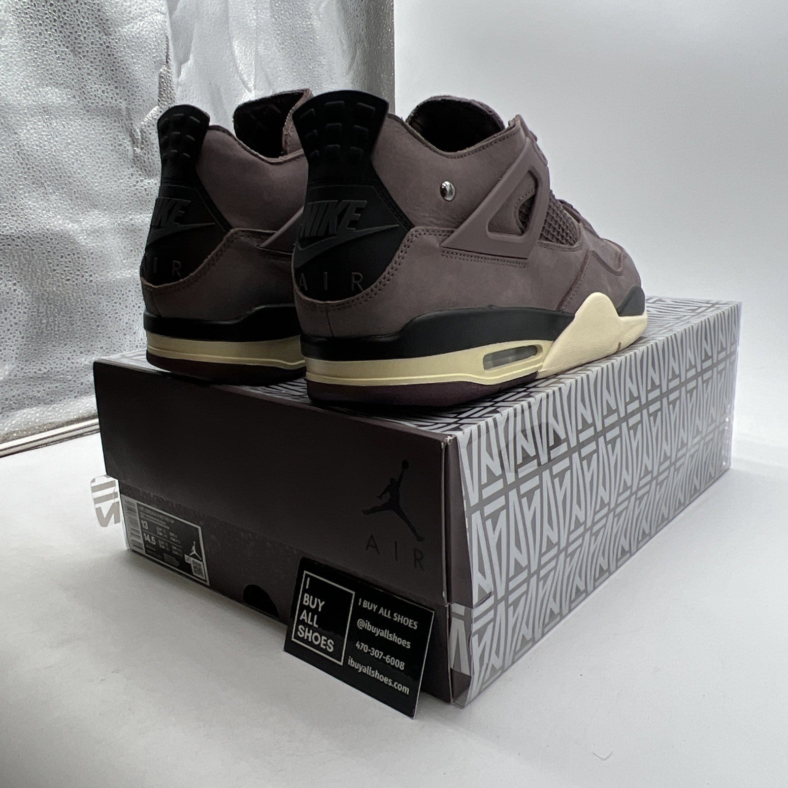 Size 13 - Air Jordan 4 Retro x A Ma Maniere Mid Violet Ore (DV6773-220)