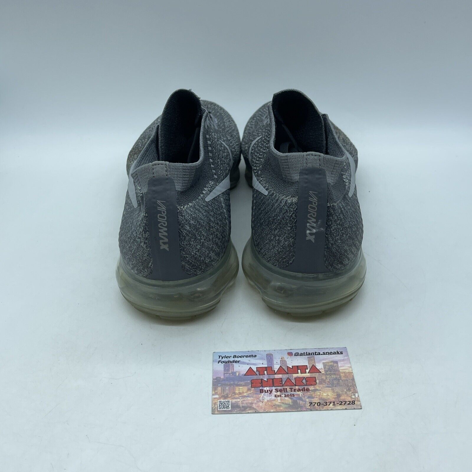 Size 13 - Nike Air VaporMax Asphalt White Grey Suede (849558-002)