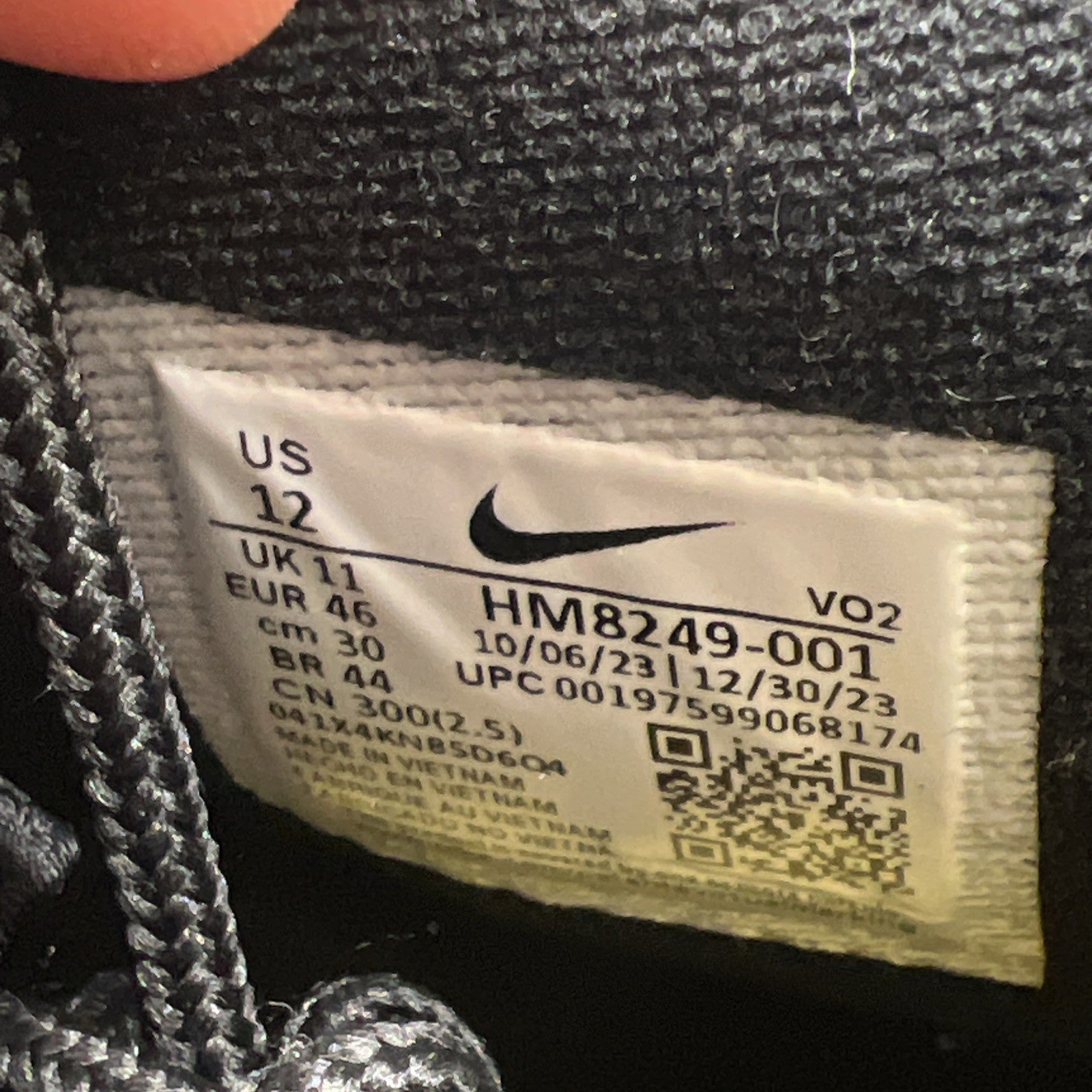 Size 12 -  Air Dt Max ‘96 Black White 2024 Yellow Suede Leather  (HM8249-001)