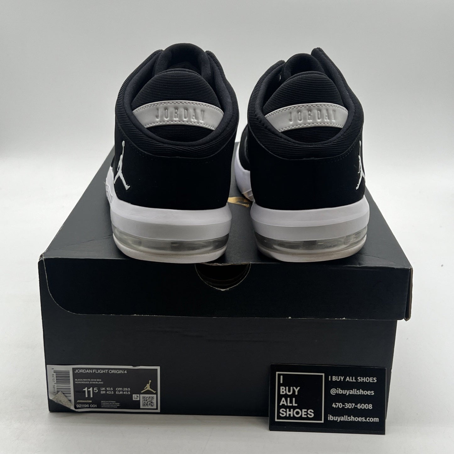 Size 11.5 - Jordan Flight Origin 4 Black (921196-001)