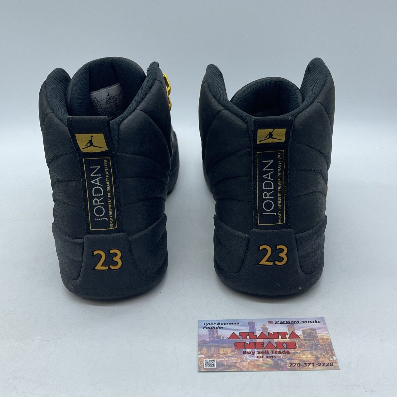 Size 9.5 - Jordan 12 Retro Mid Black Taxi Yellow (CT8013-071)