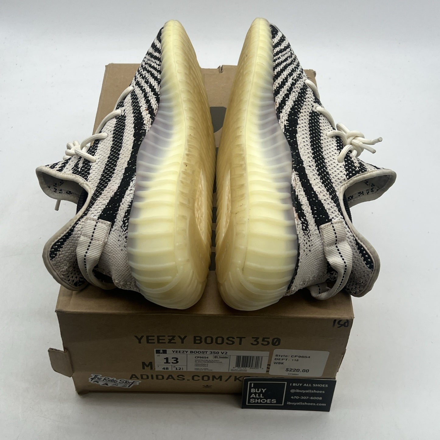 Size 13 - adidas Yeezy Boost 350 V2 Low Zebra (CP9654)