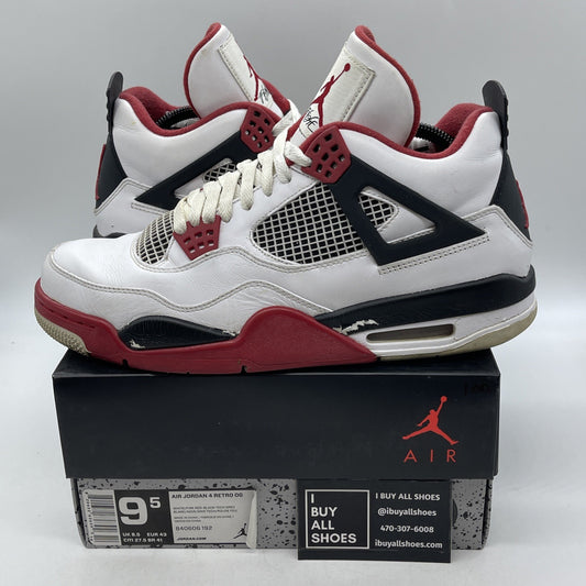 Size 9.5 - Air Jordan 4 Retro OG Mid White Cement (840606-192)