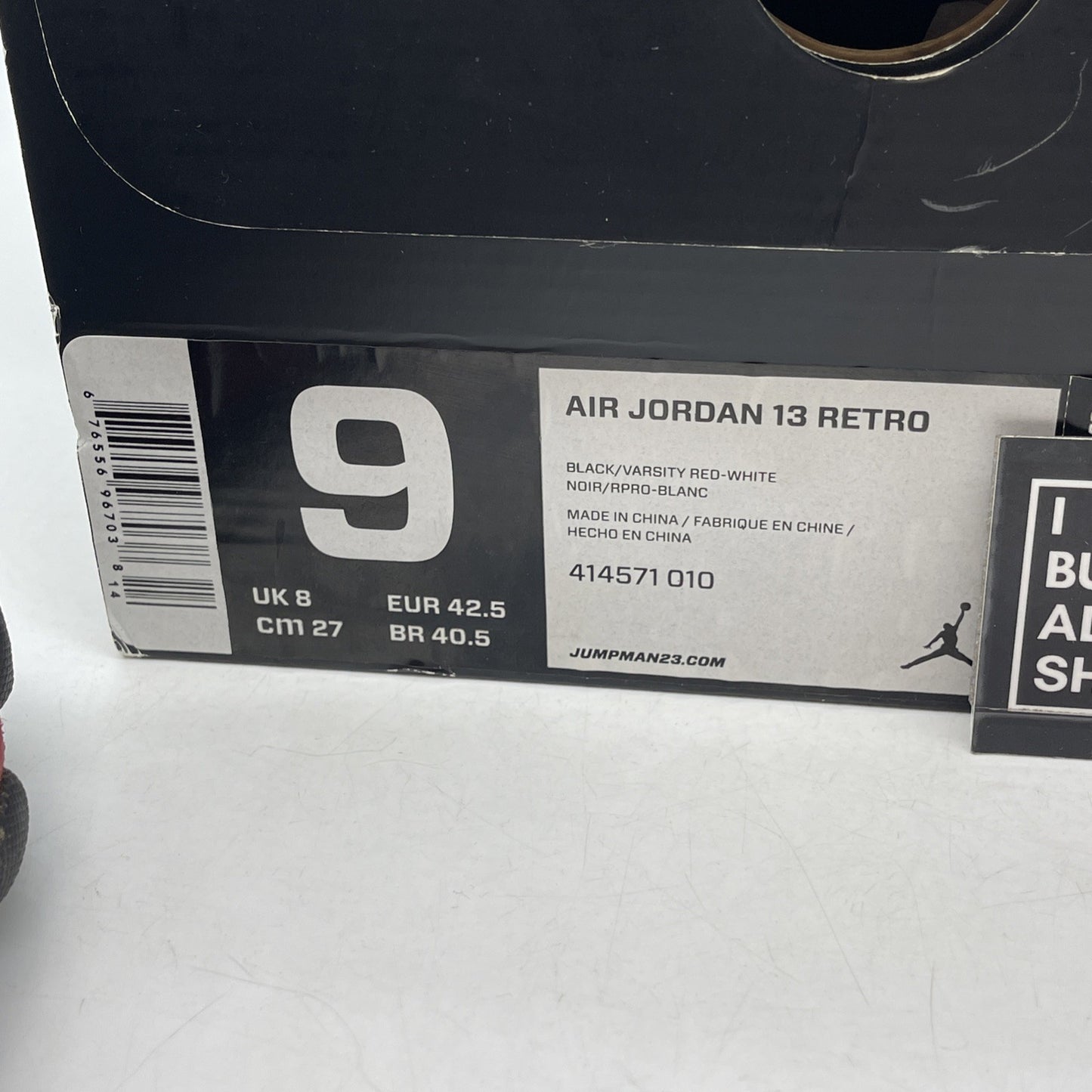Size 9 - Air Jordan 13 Retro 2013 Bred (414571-010)