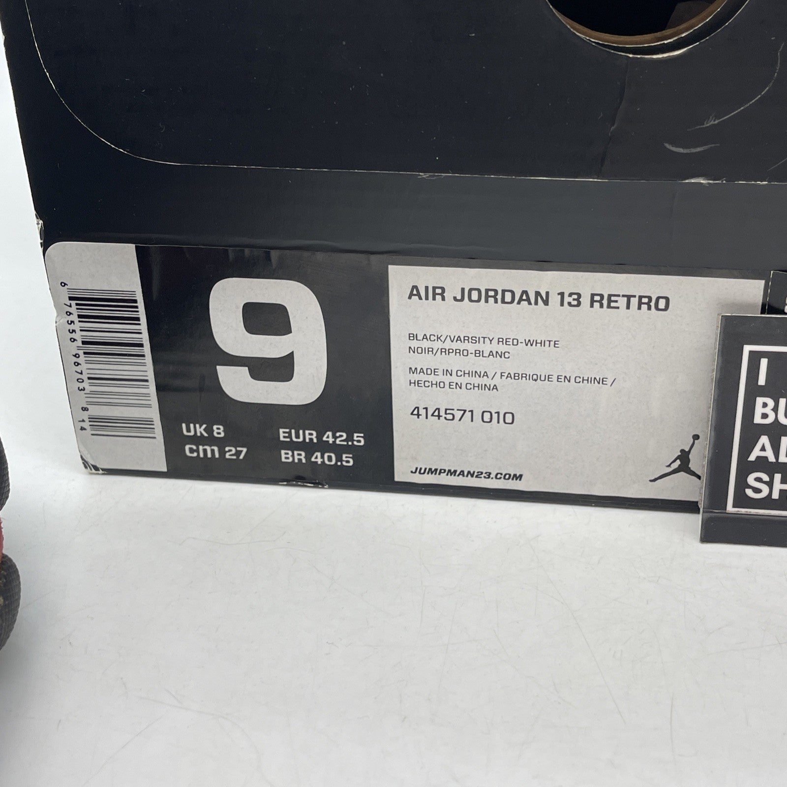 Size 9 - Air Jordan 13 Retro 2013 Bred (414571-010)