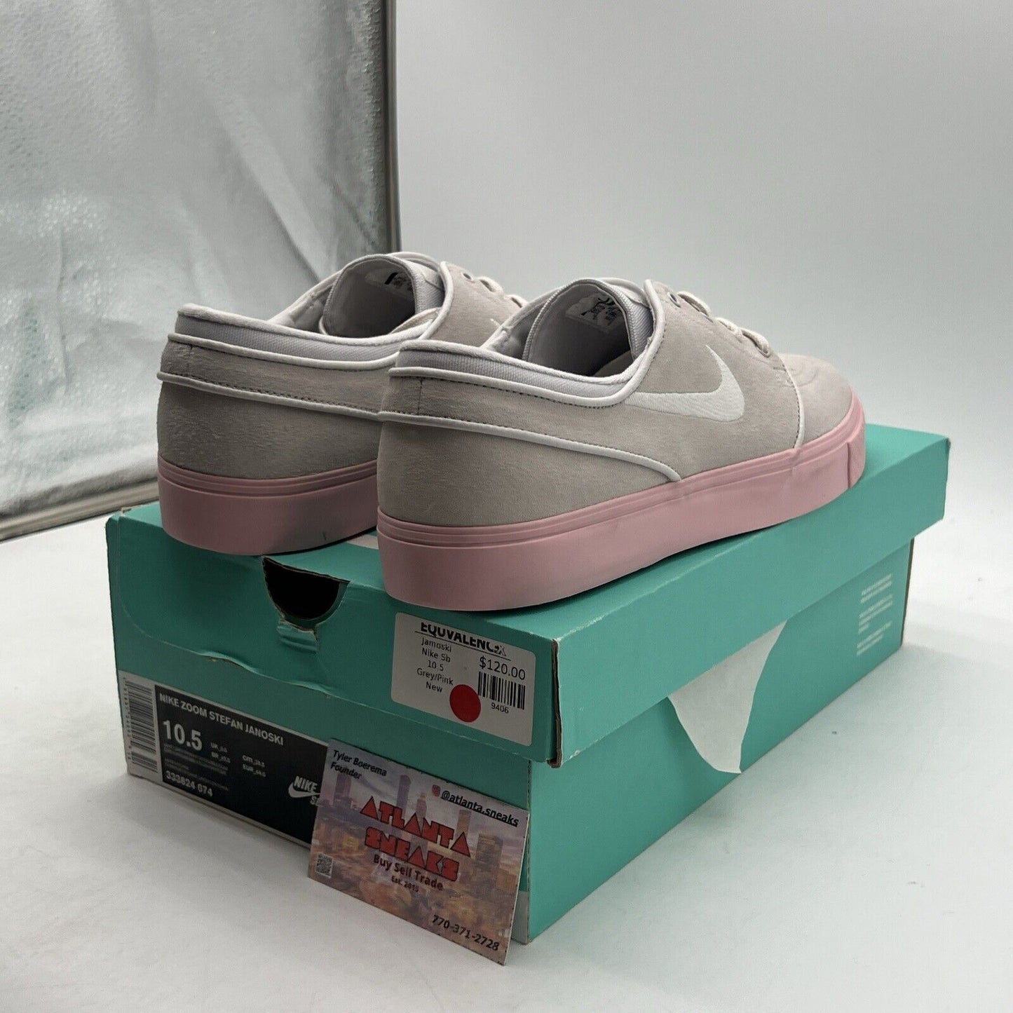 Size 10.5 - Nike Zoom Stefan Janoski Phantom Bubblegum (333824-074)