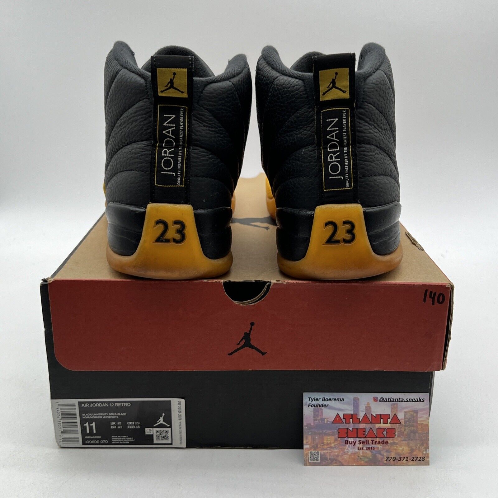 Size 11 - Jordan 12 Retro University Gold 2020 (130690-070)