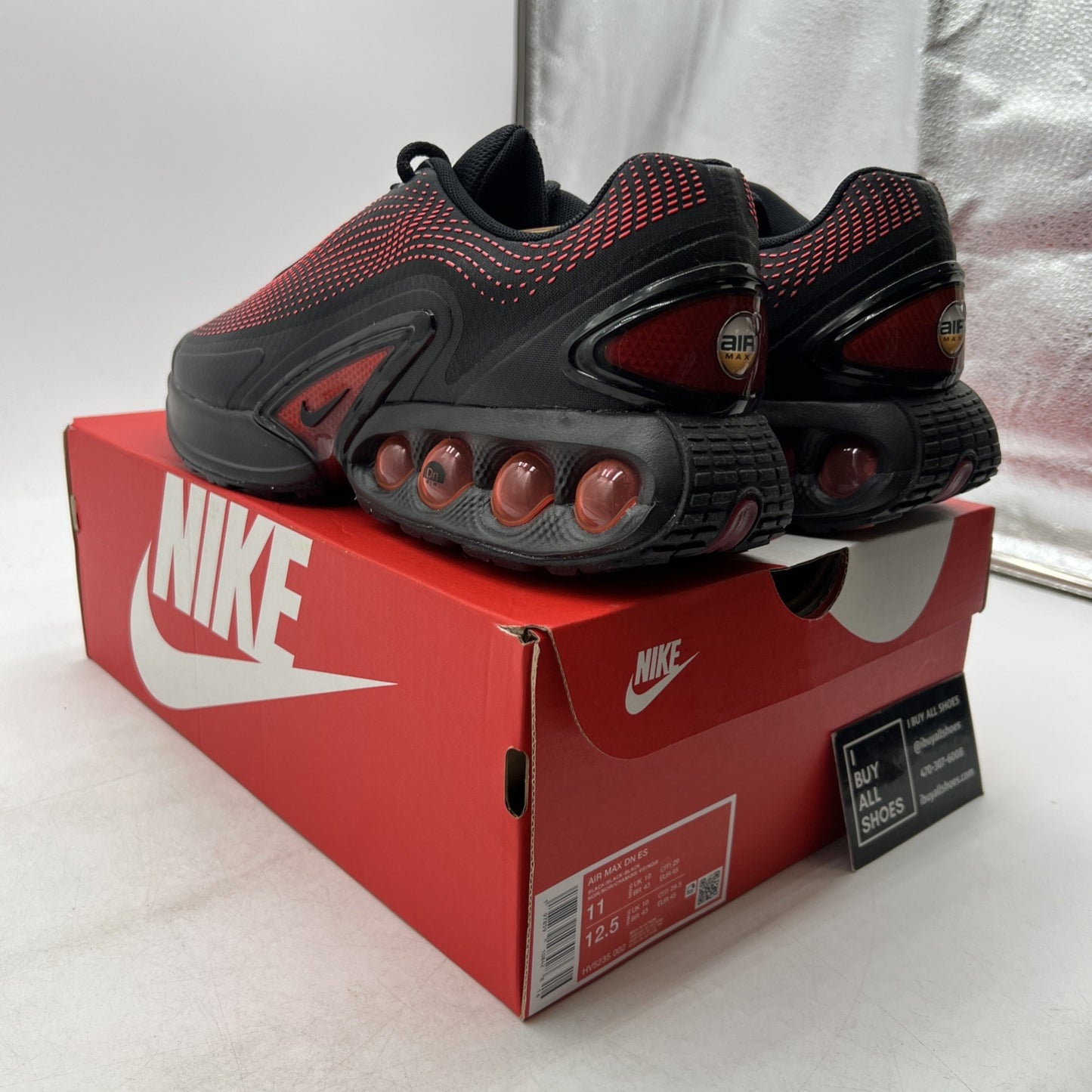 Size 11 - Nike Air Max DN Essential Black Bright Crimson (HV5235-002)