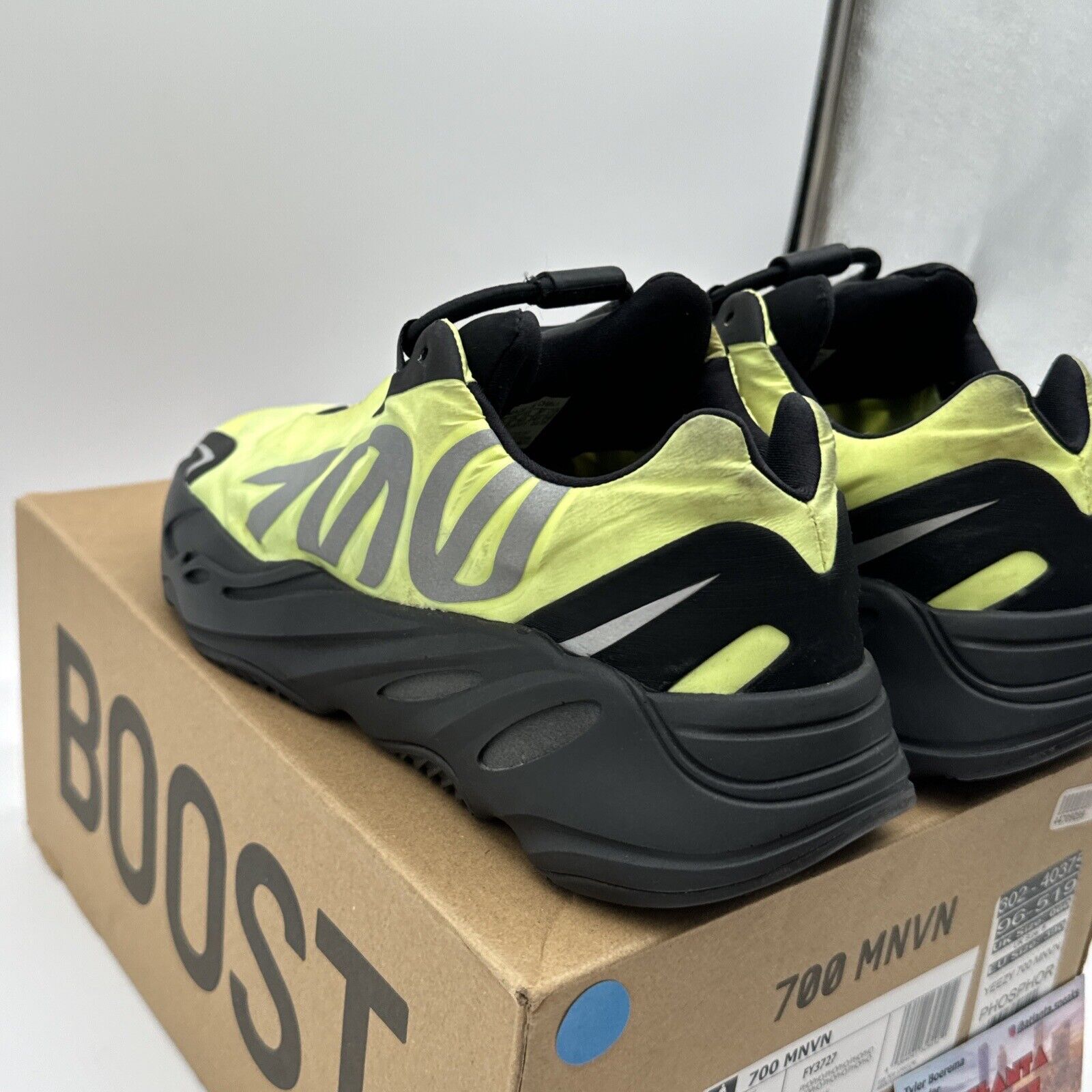 Size 6.5 - adidas Yeezy Boost 700 V1 MNVN Yellow Reflective Boost Comfy Kanye