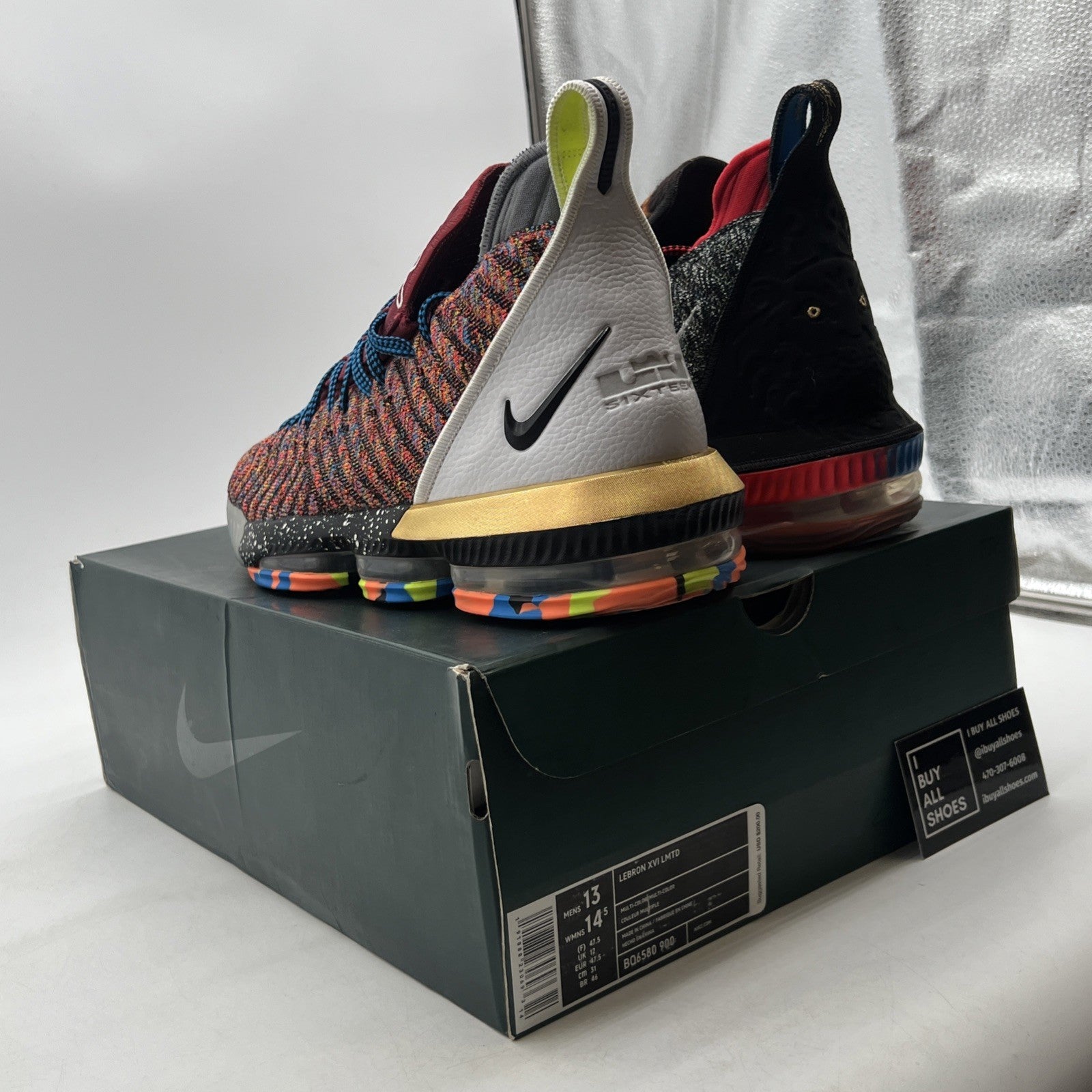 Size 13 - Nike LeBron 16 What The (BQ6580-900)