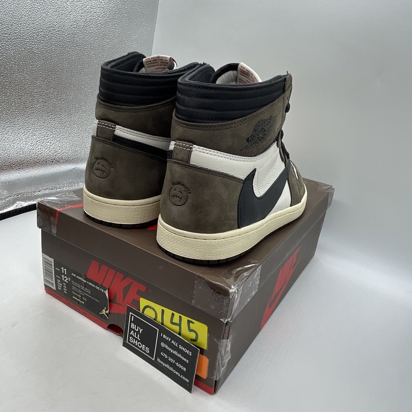 Size 11 - Air Jordan 1 Retro OG x Travis Scott High Mocha (CD4487-100)