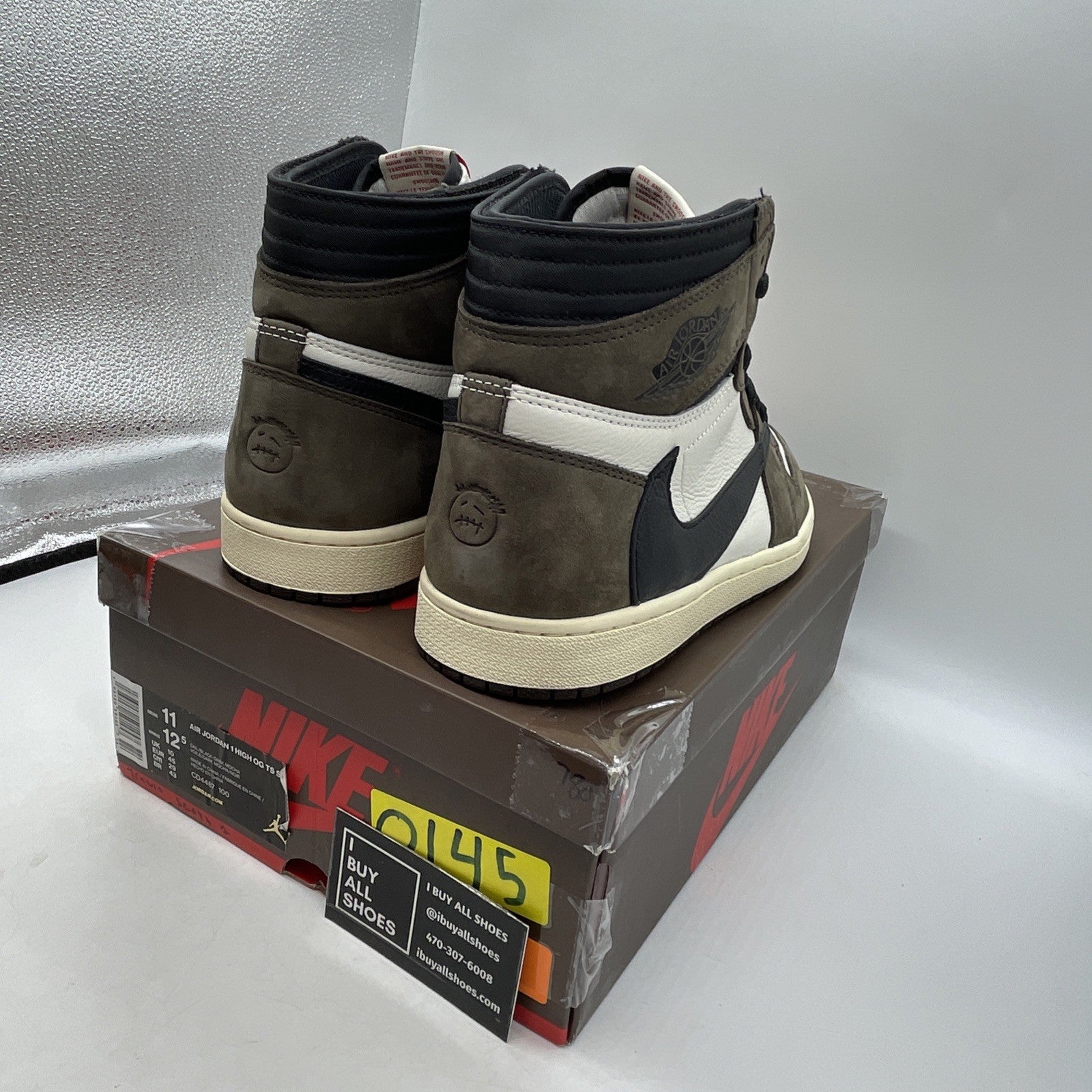Size 11 - Air Jordan 1 Retro OG x Travis Scott High Mocha (CD4487-100)