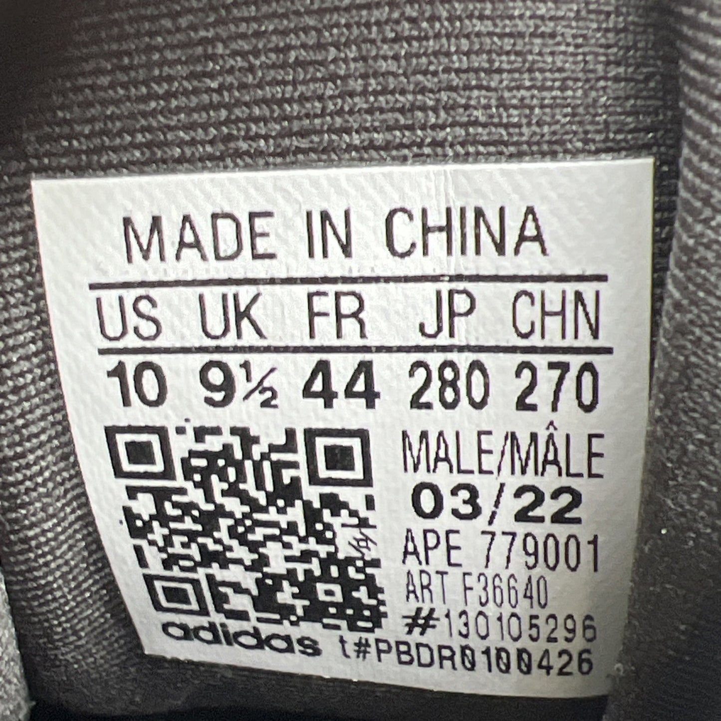 Size 10 - adidas Yeezy 500 Low Utility Black (F36640)
