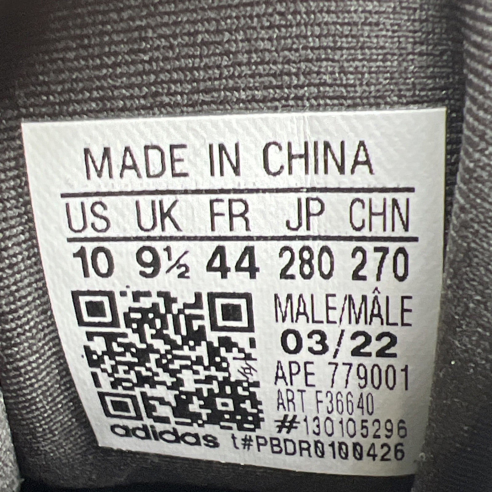 Size 10 - adidas Yeezy 500 Low Utility Black (F36640)