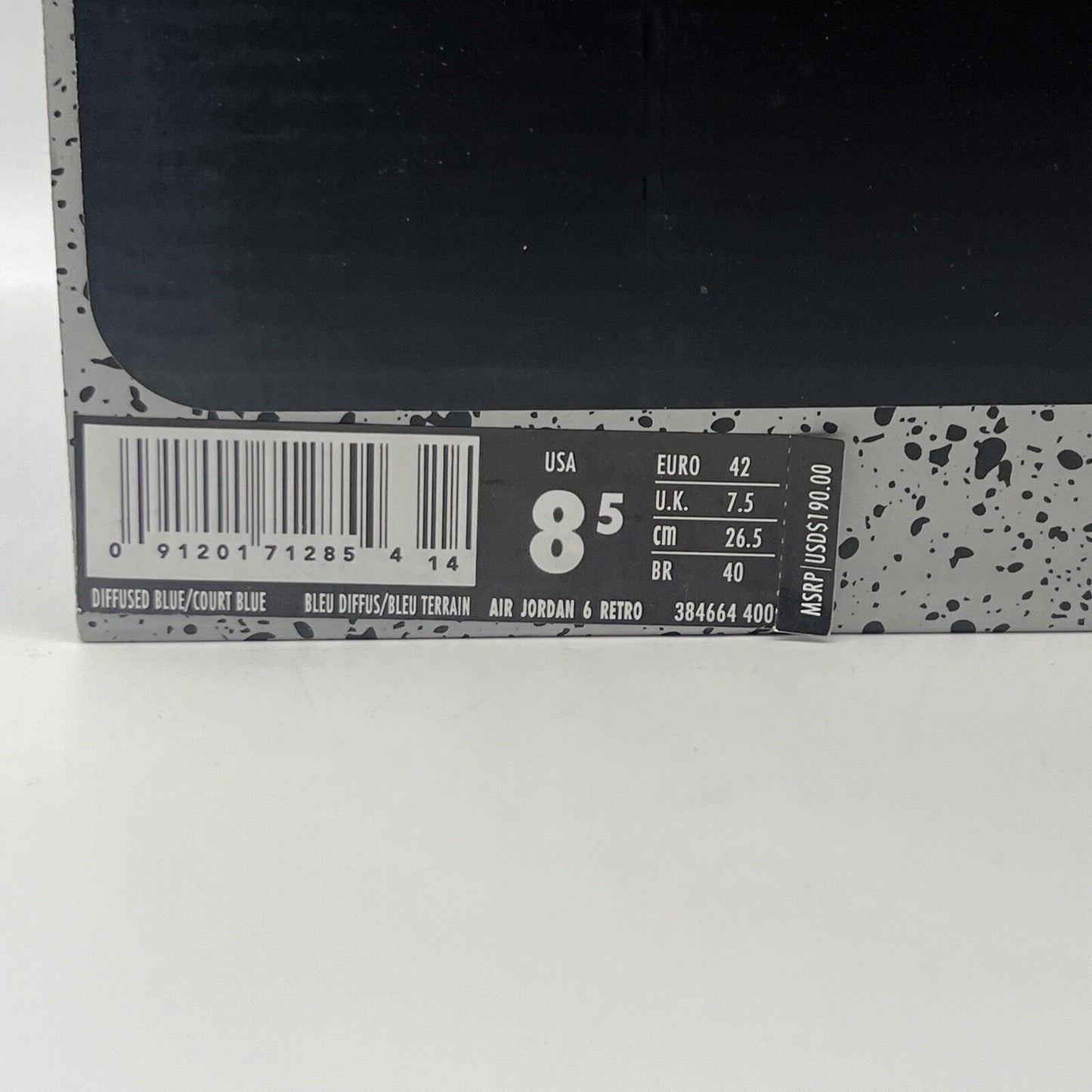 Size 8.5 - Air Jordan 6 Retro Diffused Blue Brand New Og All Icey DS Sneakers