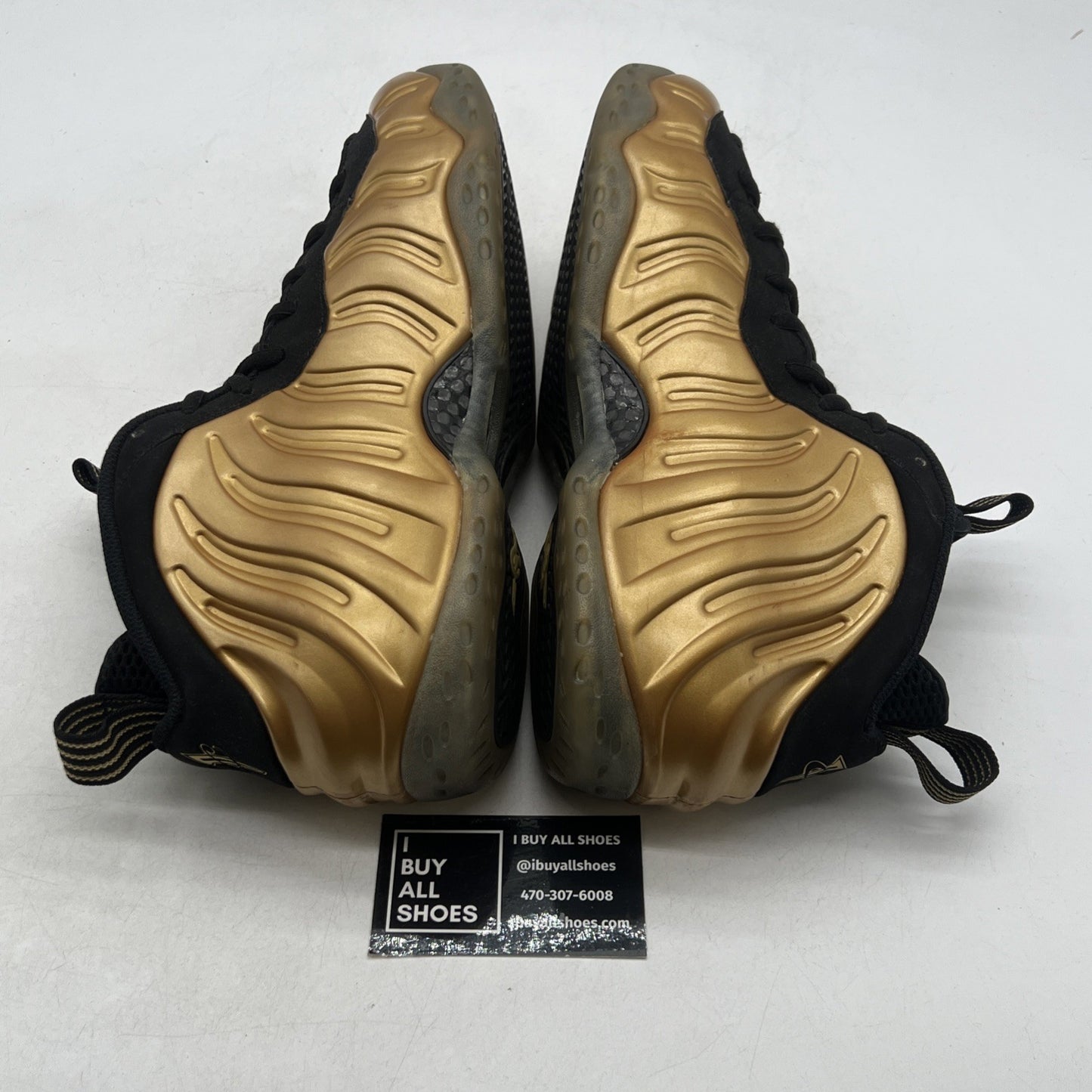 Size 10 - Nike Air Foamposite One Metallic Gold (314996-700)