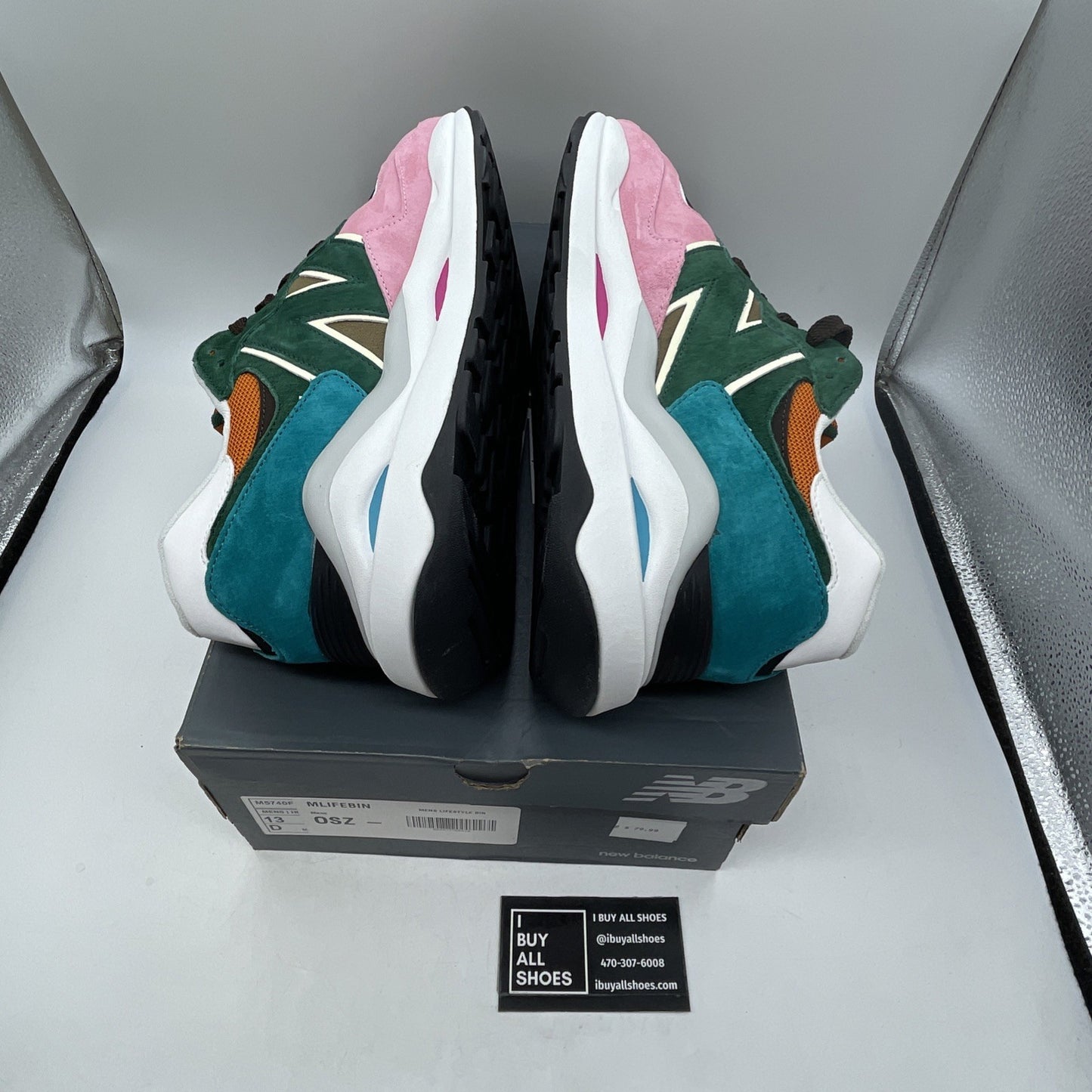 Size 13 - New Balance 57/40 Pink Lemonade Multi (M7540FM1)