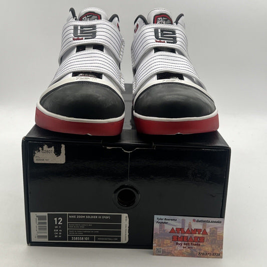 Size 12 - Nike LeBron Zoom Soldier 3 POP (358558-101)